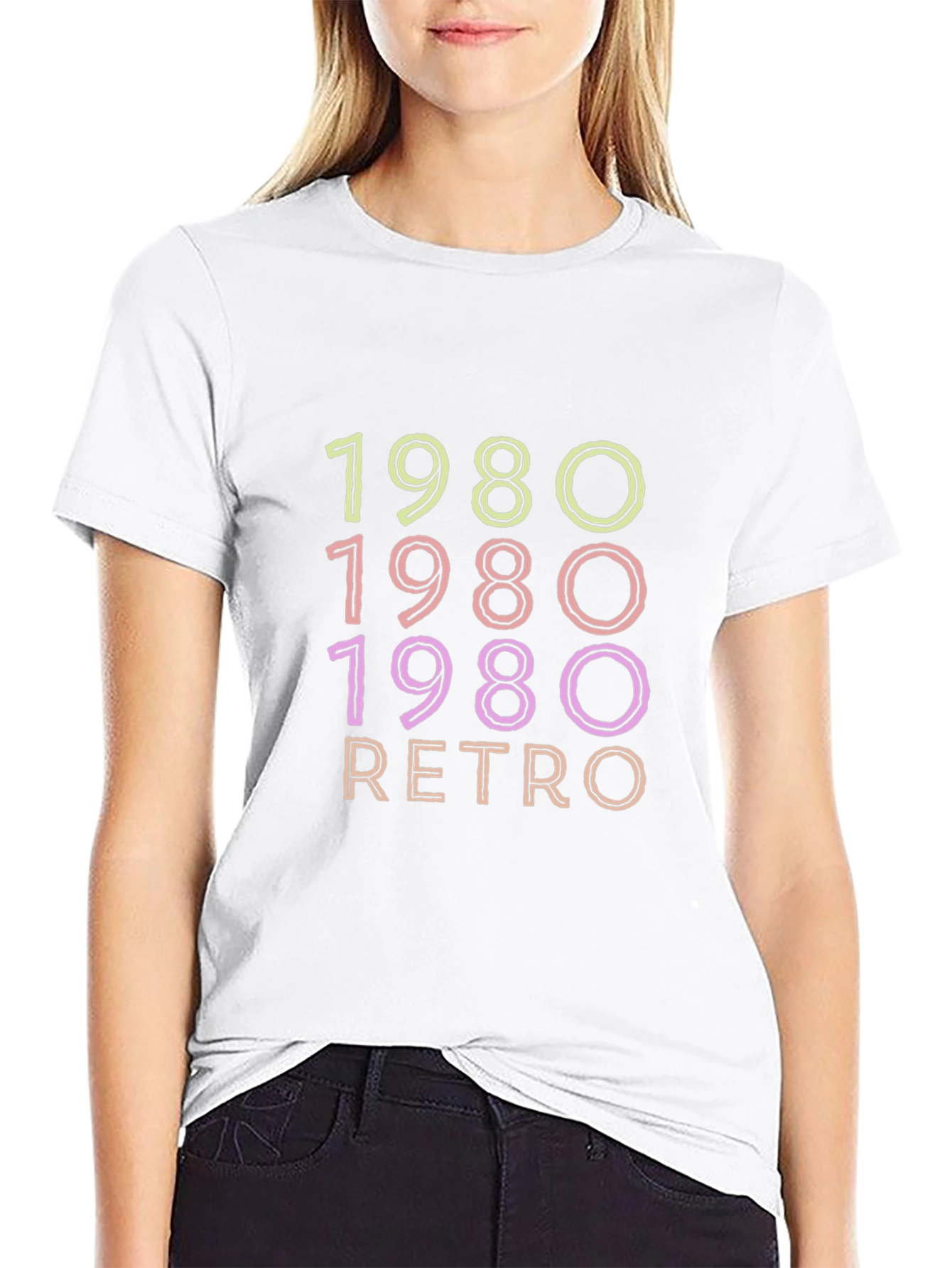 1980 Retro Graphic T-Shirt - Classic Style