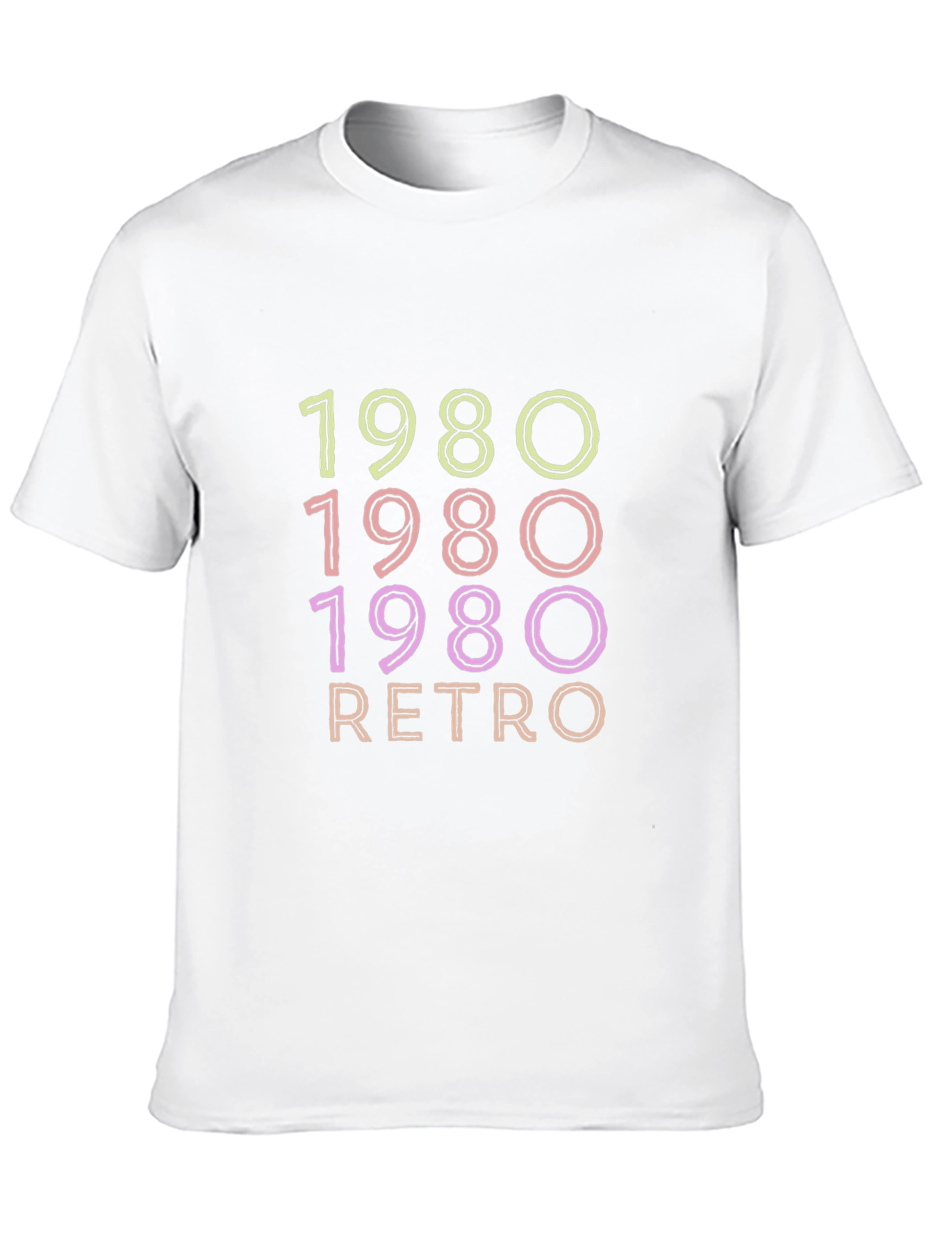 1980 Retro Graphic T-Shirt - Classic Style