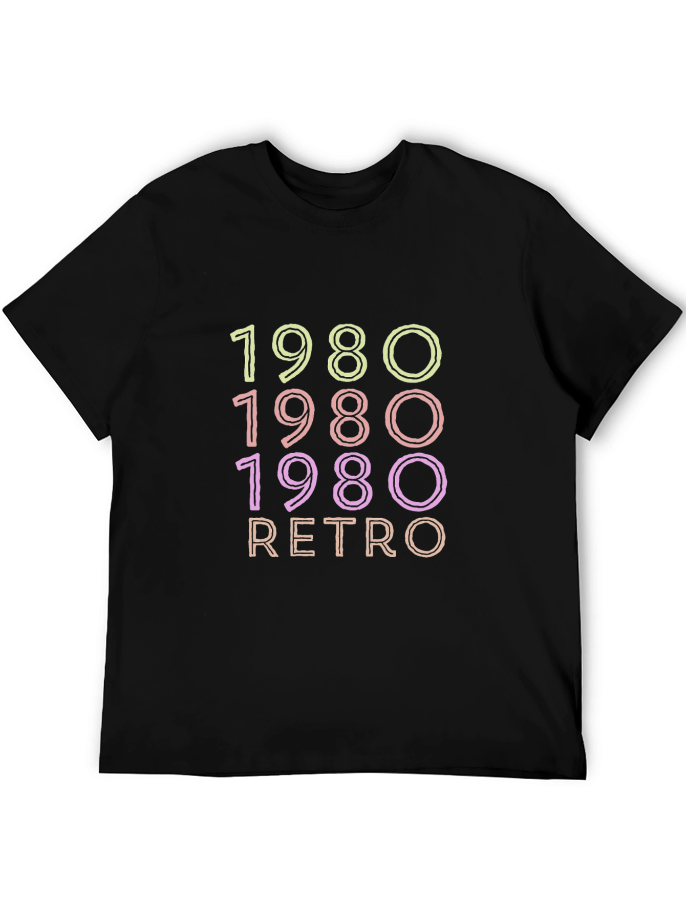 1980 Retro Graphic T-Shirt - Classic Style