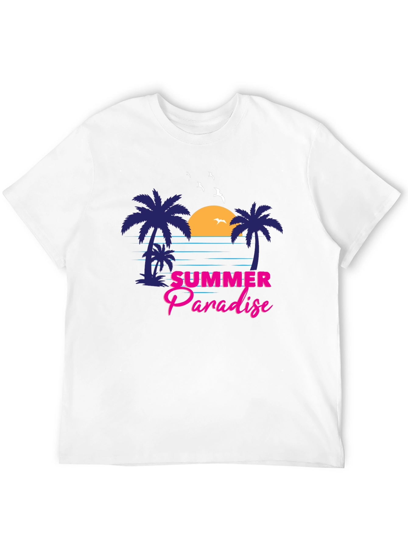 Summer Paradise Graphic Tee - Tropical Vibes