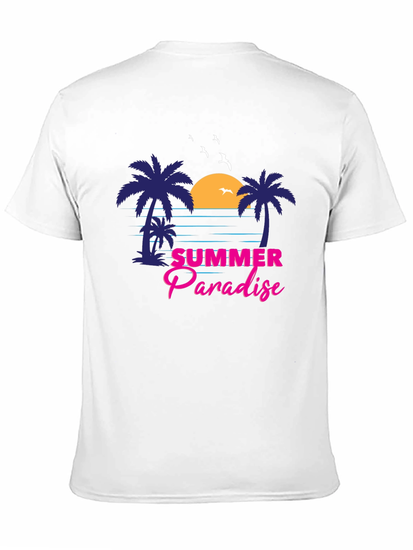 Summer Paradise Graphic Tee - Tropical Vibes