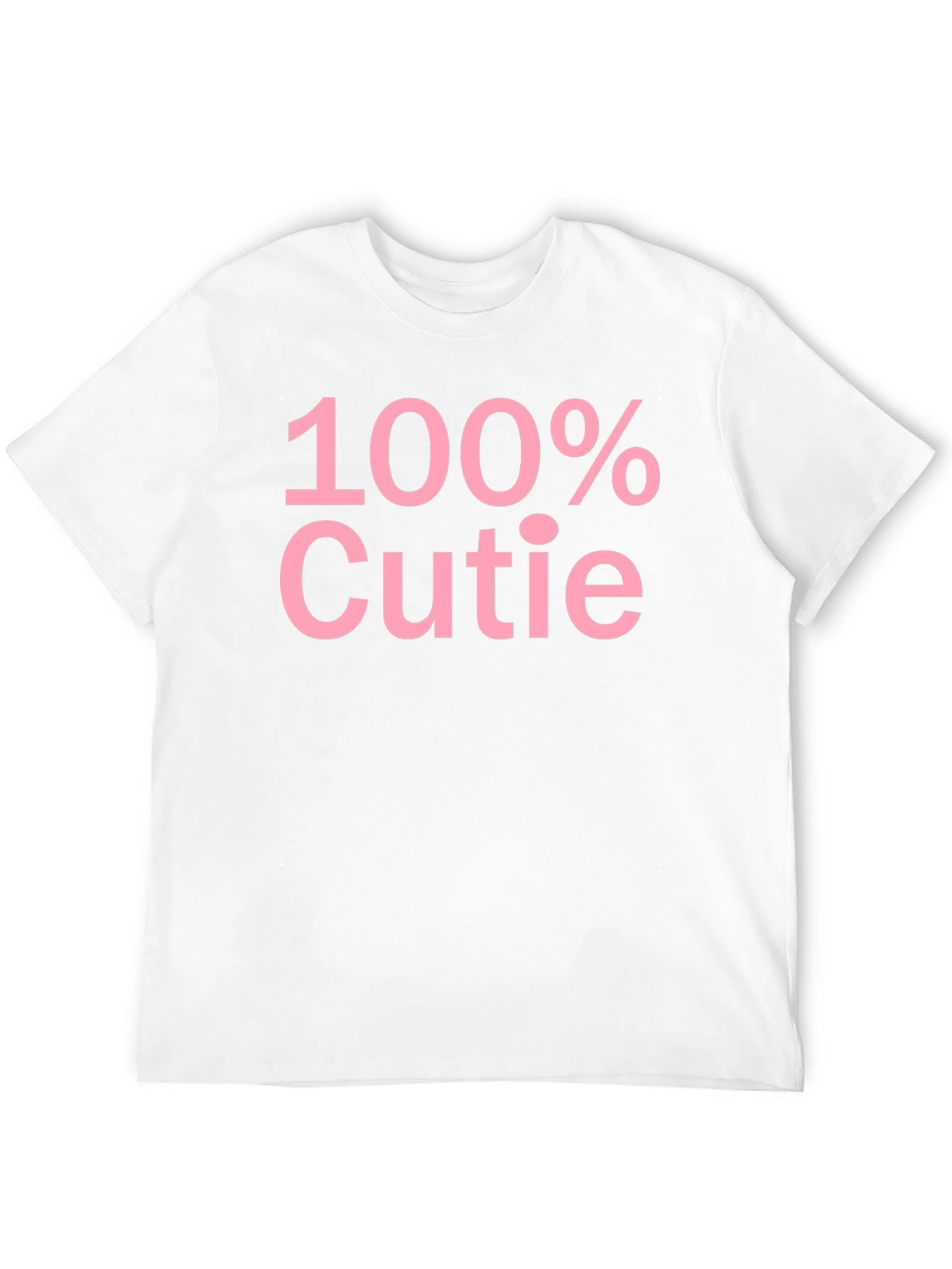100% Cutie Black Graphic T-Shirt - Soft Cotton Blend