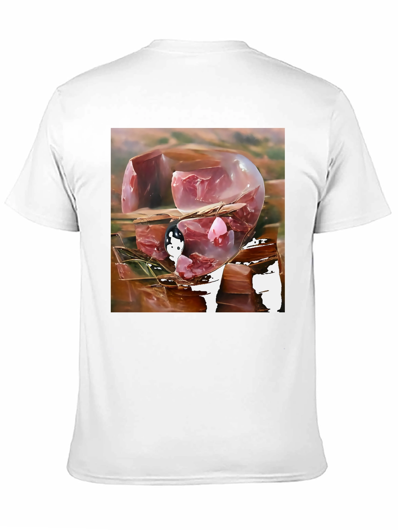 Abstract Meat Cube Art T-Shirt