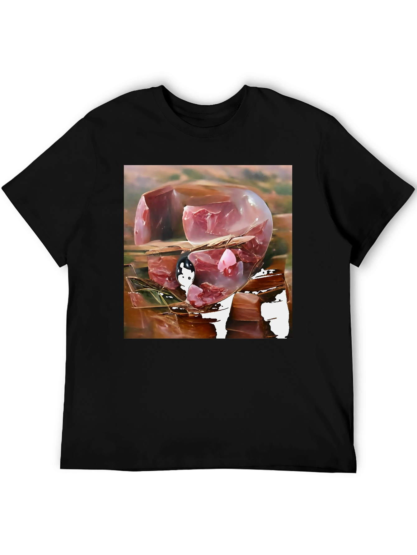 Abstract Meat Cube Art T-Shirt