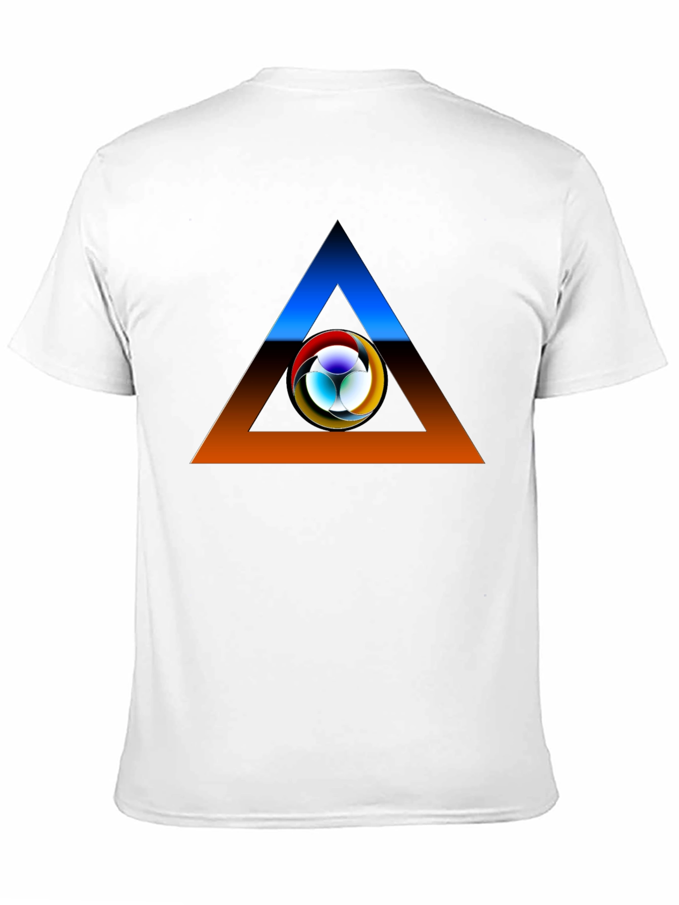 Abstract Triangle Graphic T-Shirt