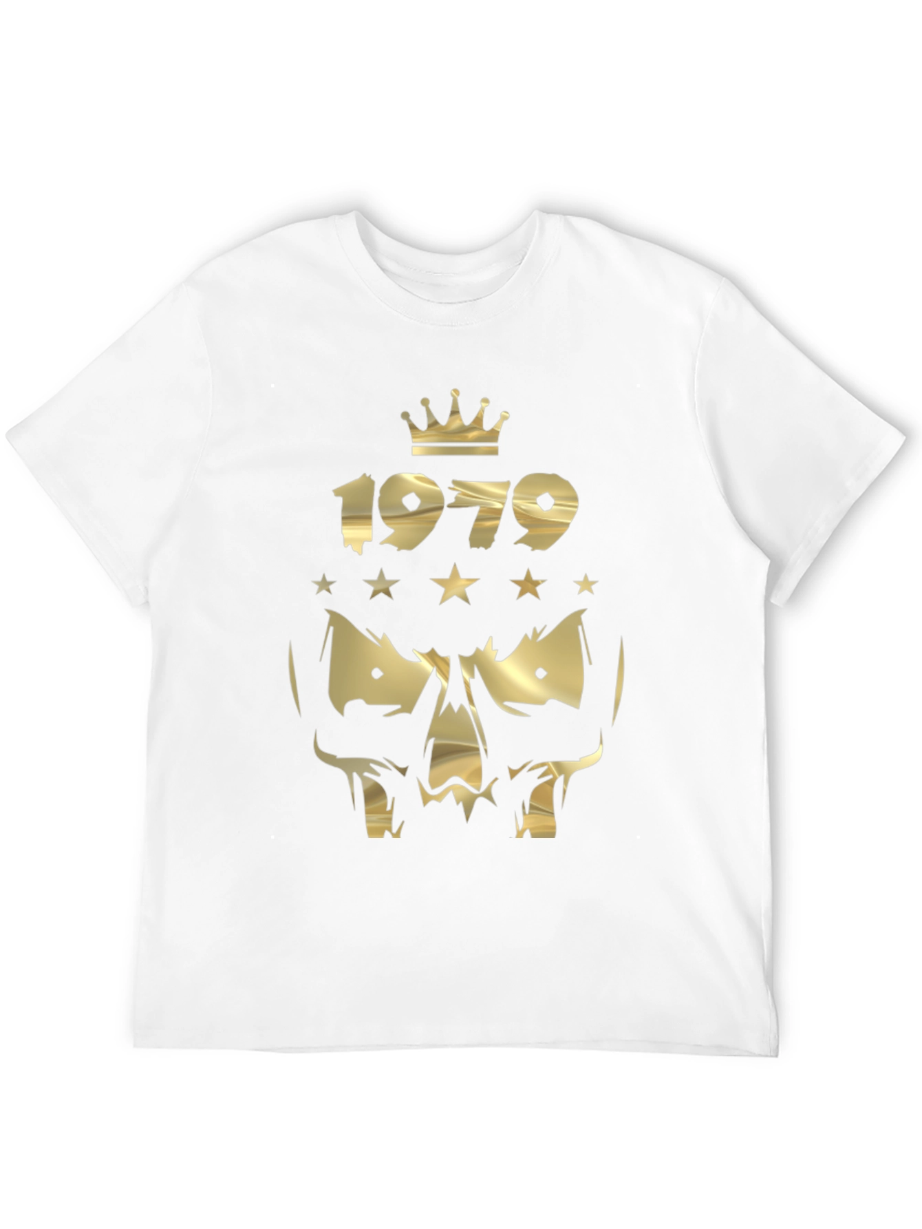 1979 Crown Skull Graphic T-Shirt - Black