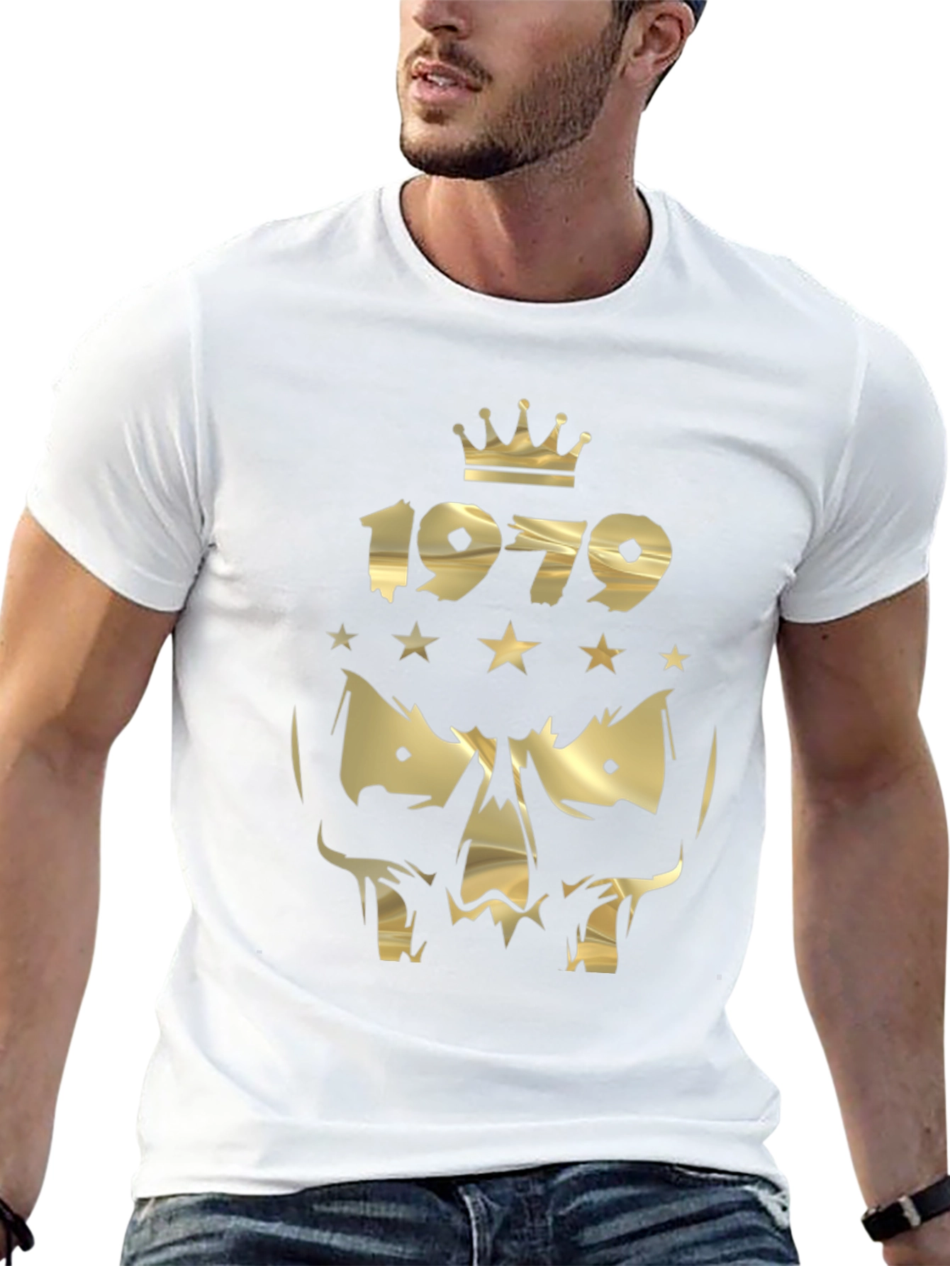 1979 Crown Skull Graphic T-Shirt - Black