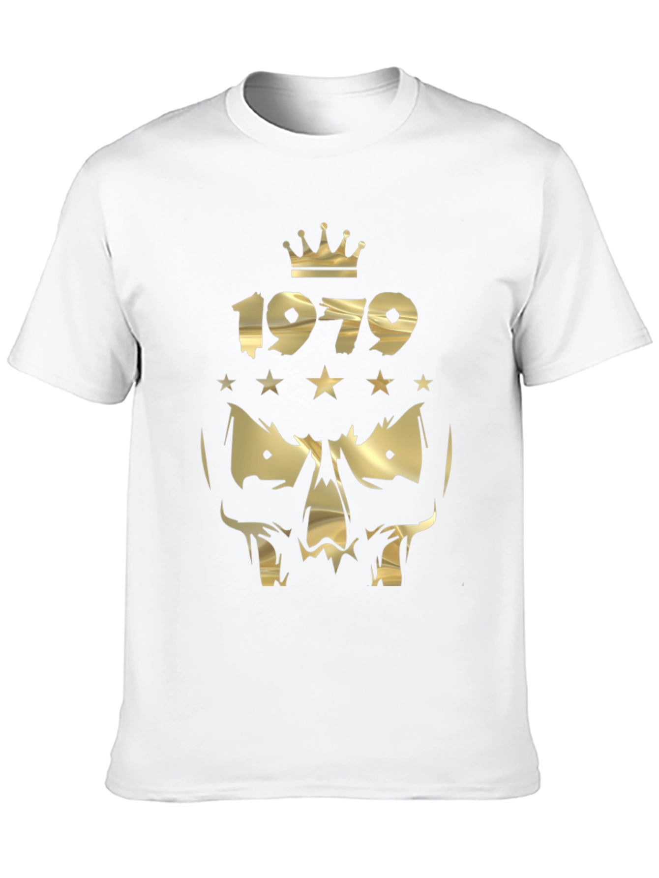 1979 Crown Skull Graphic T-Shirt - Black