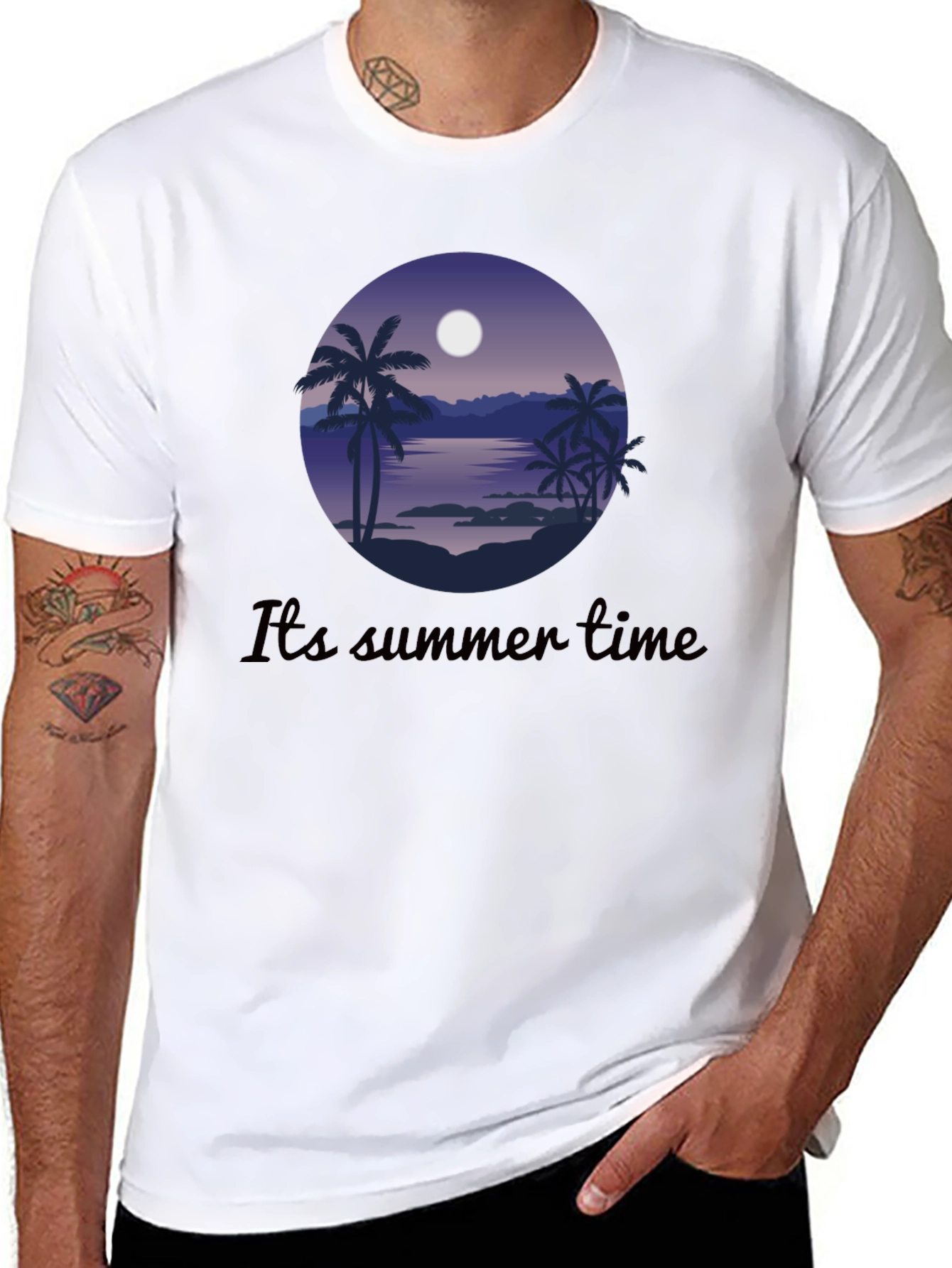 Summer Time Palm Tree T-Shirt