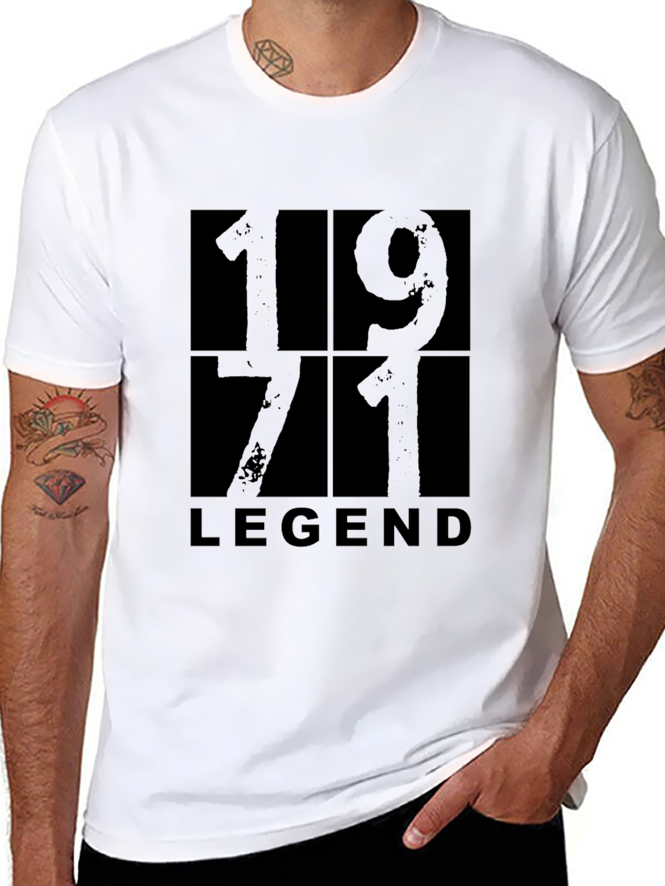 1971 Legend Black Graphic Tee