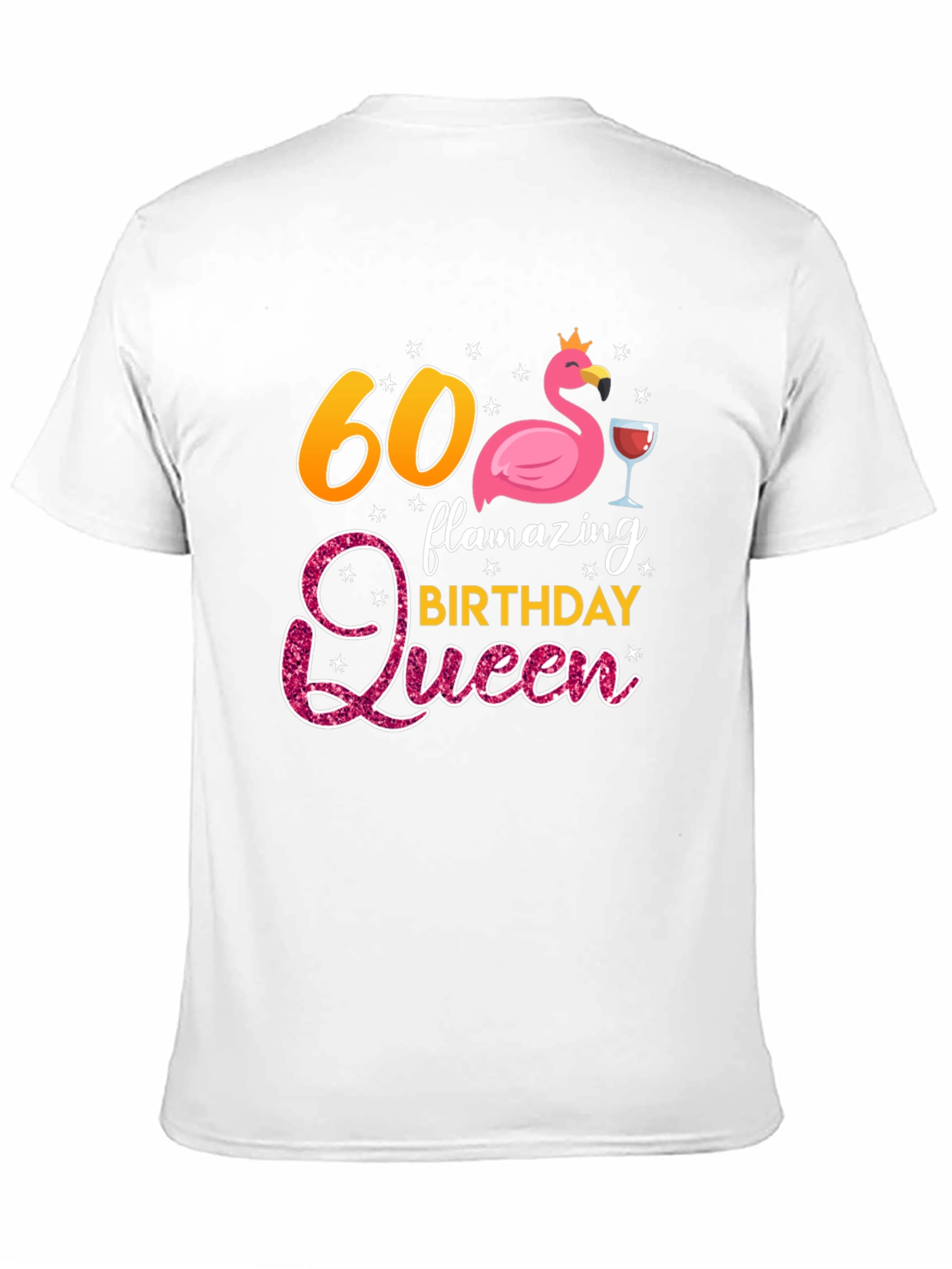 60th Birthday Flamazing Queen Graphic T-Shirt