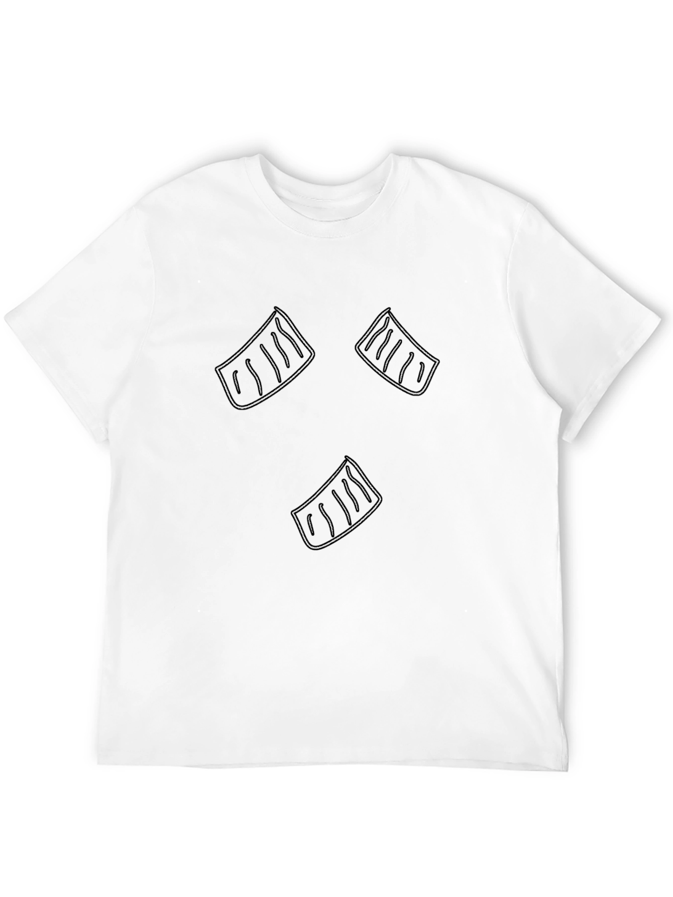 Abstract Graphic Print Black Casual T-Shirt