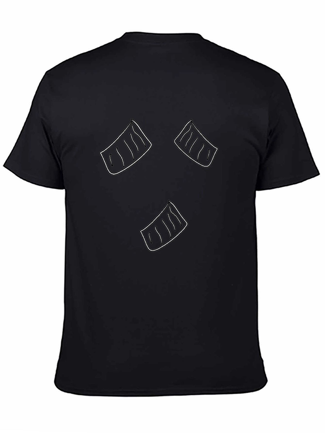 Abstract Graphic Print Black Casual T-Shirt