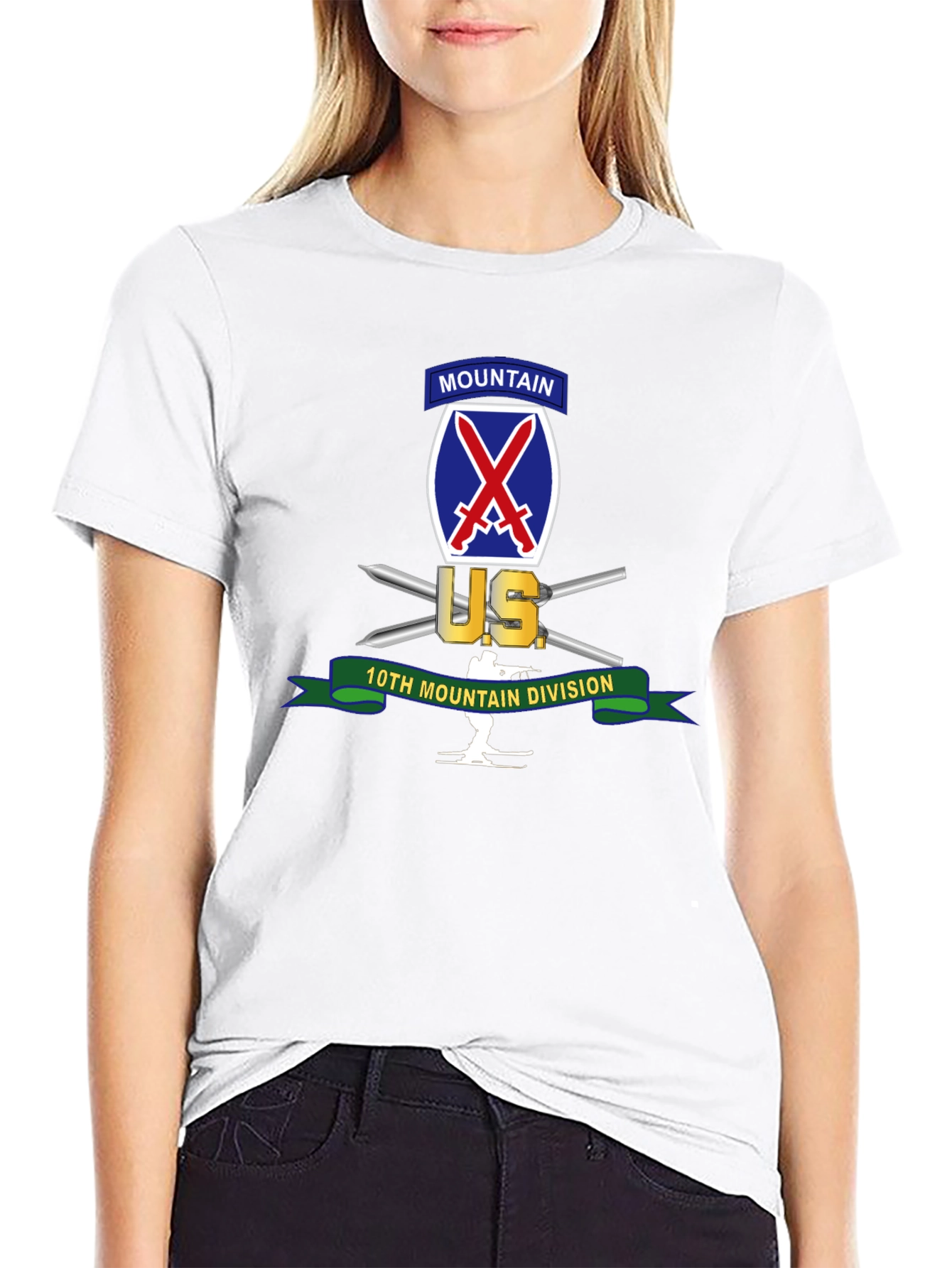 10th Mountain Division Graphic Tee - Black