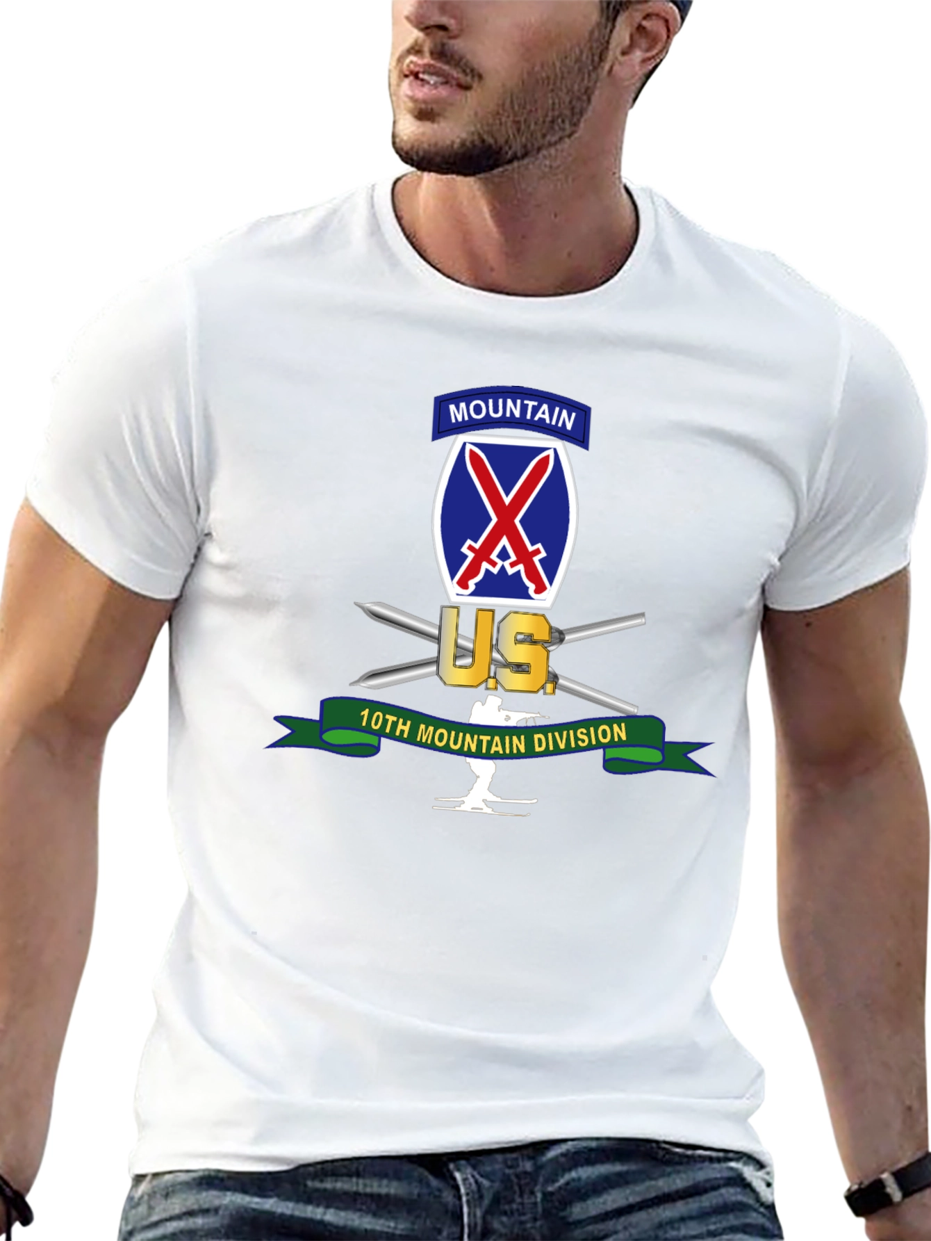10th Mountain Division Graphic Tee - Black