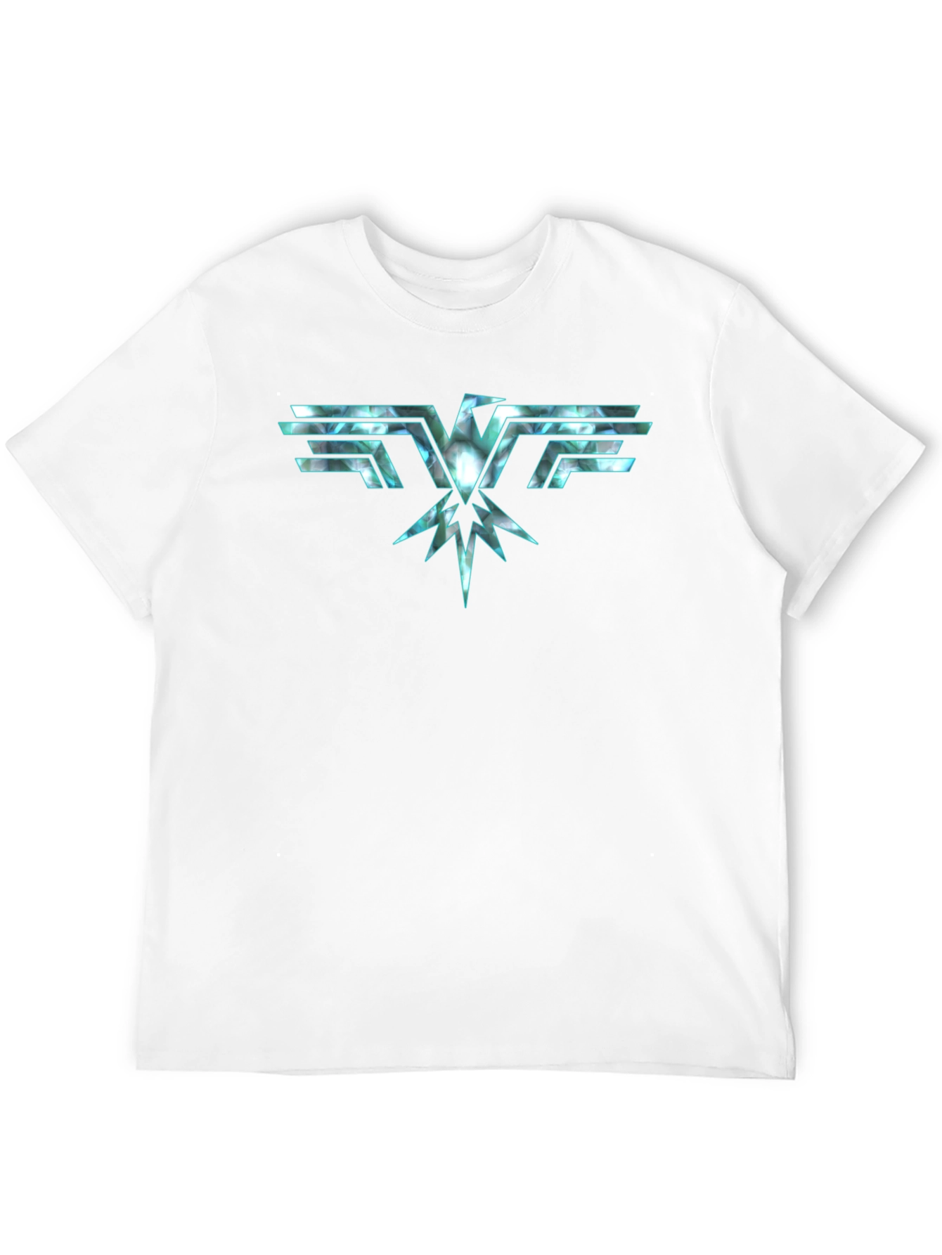 Abstract Eagle Graphic Black T-Shirt