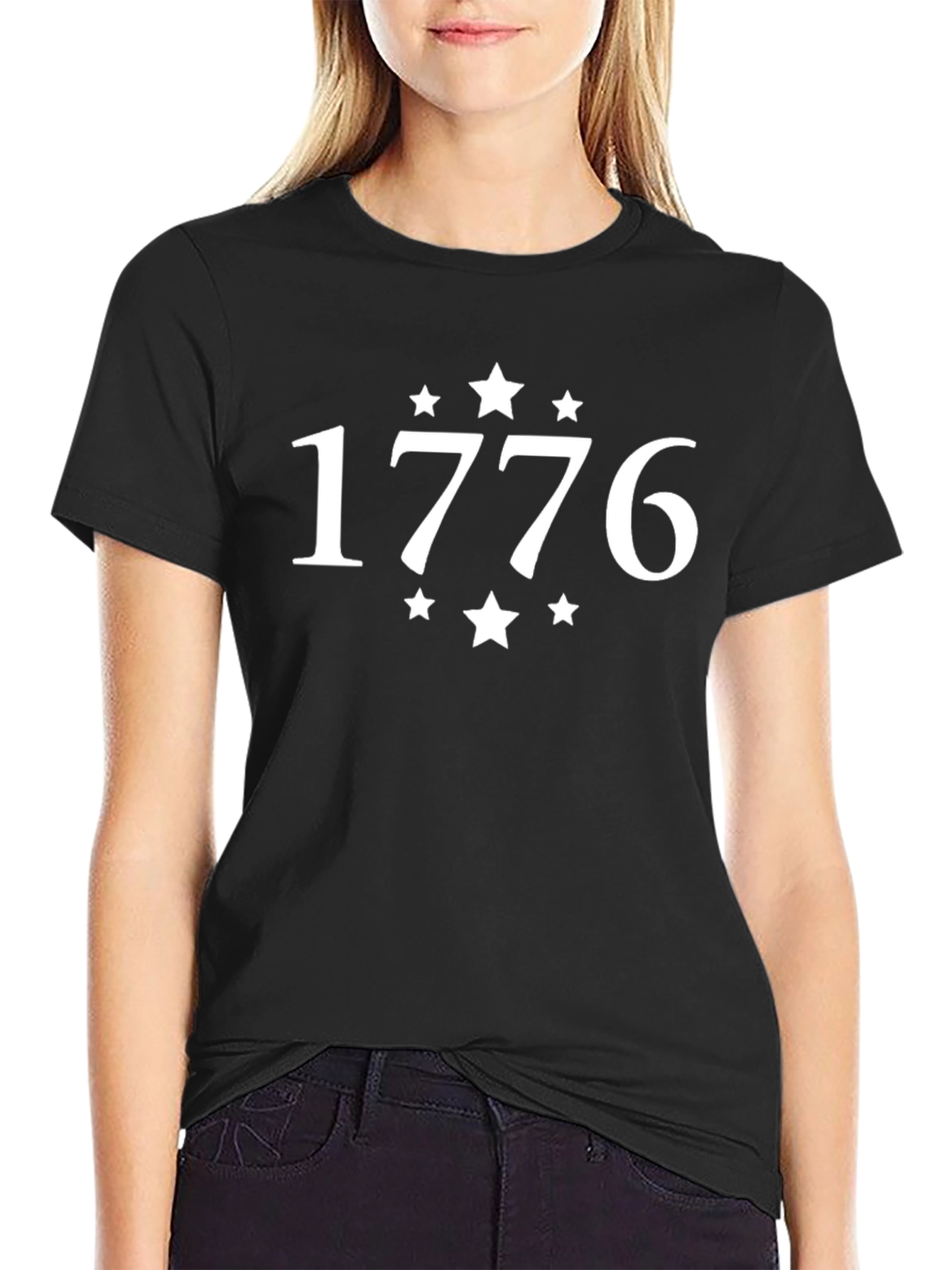 1776 Stars Graphic T-Shirt - Patriotic Pride
