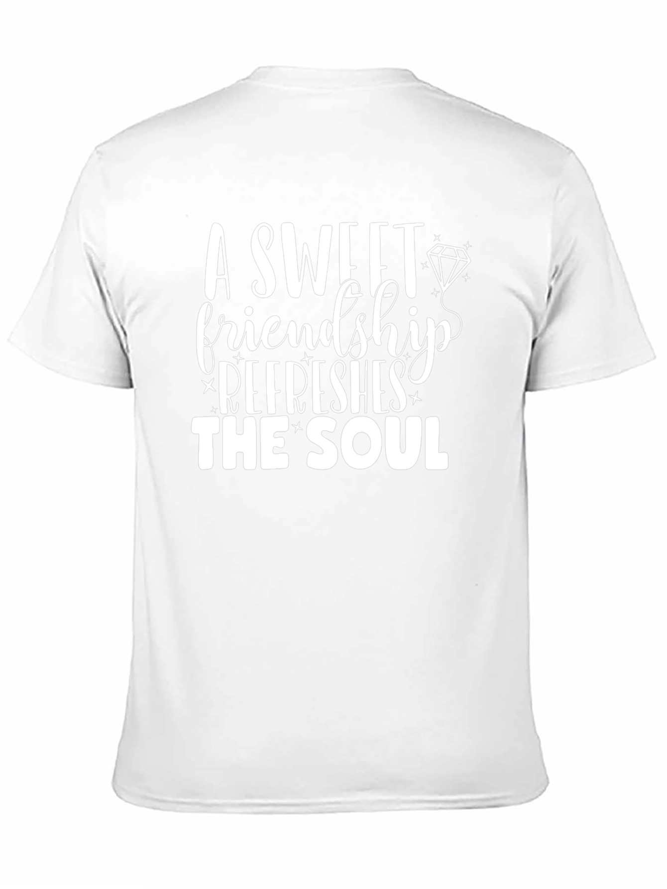 Sweet Friendship Graphic Tee - Black Unisex Shirt