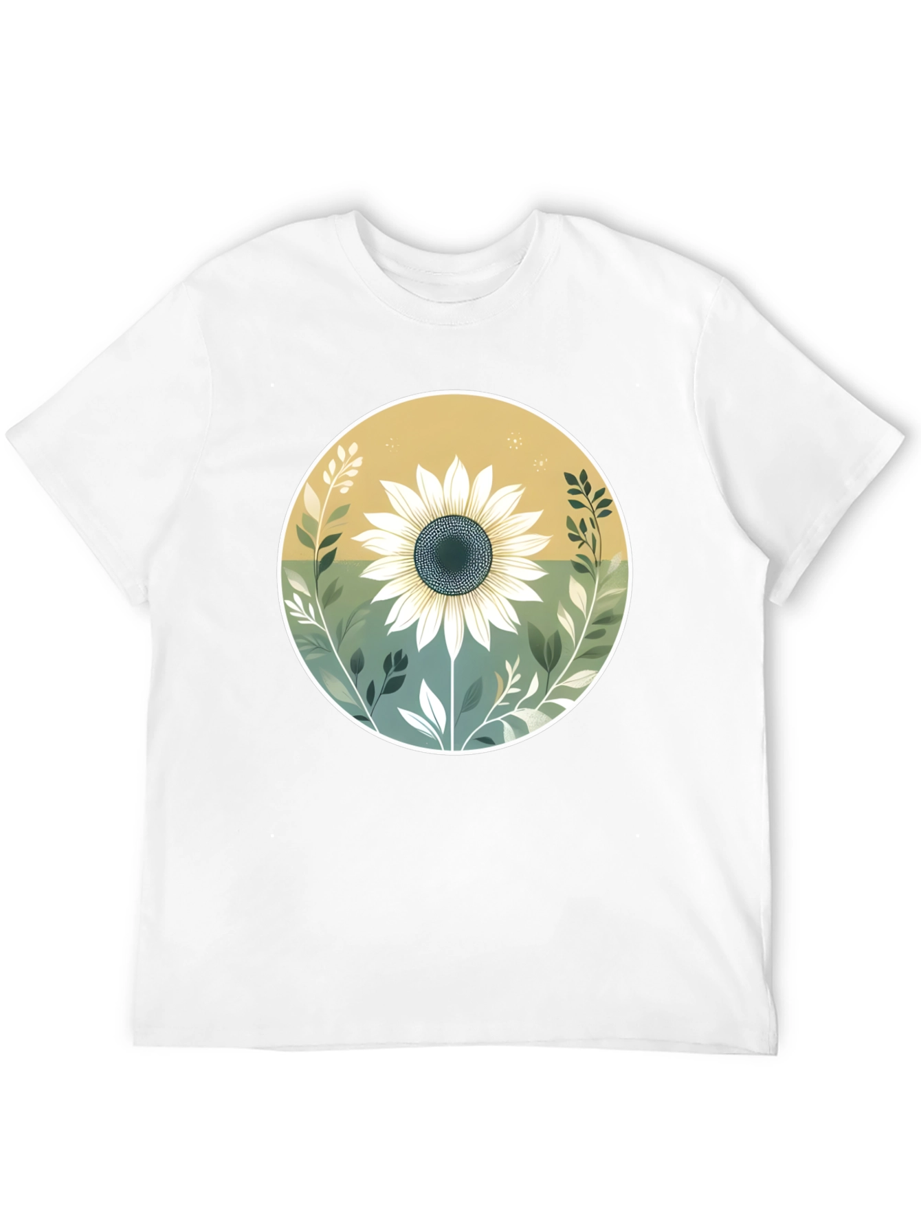 Sunflower Graphic T-Shirt - Nature Inspired Design