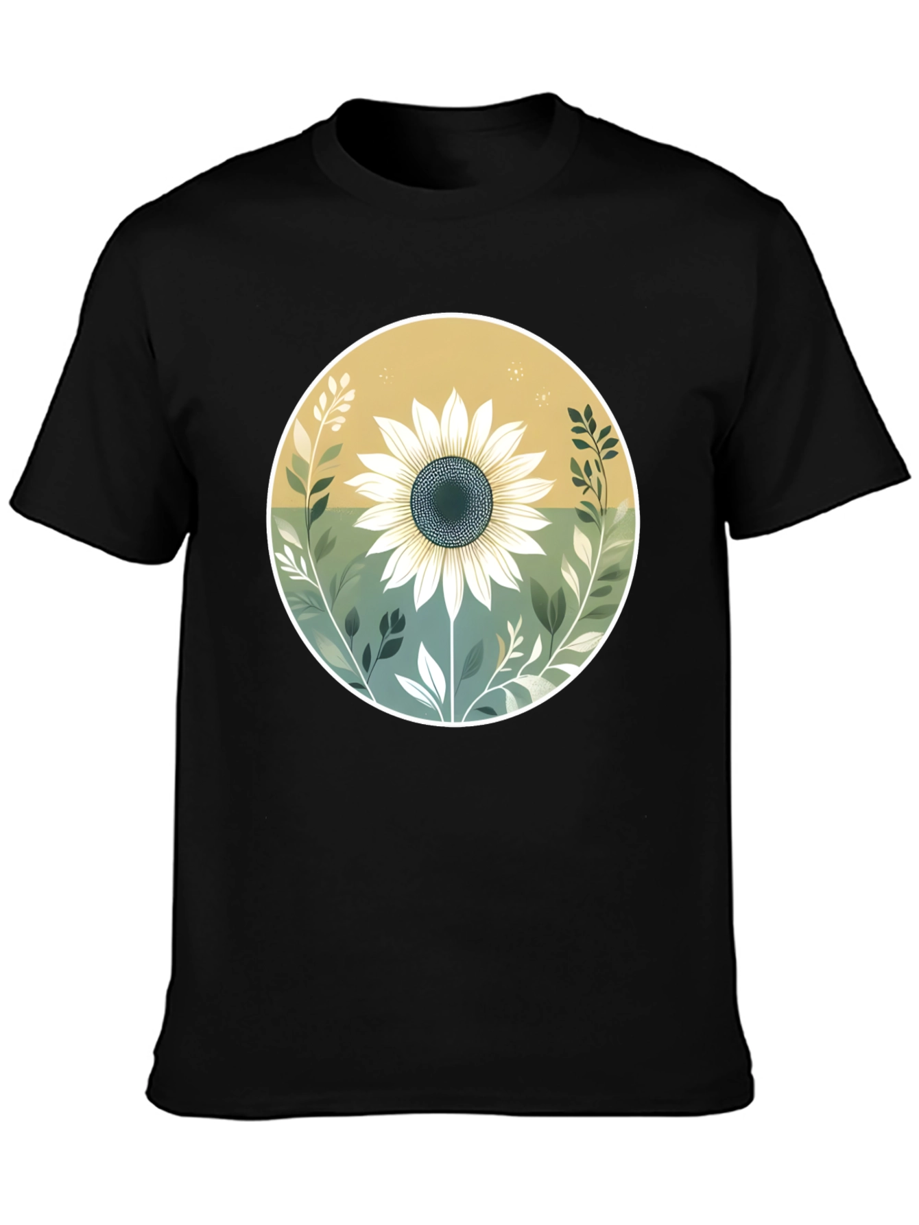 Sunflower Graphic T-Shirt - Nature Inspired Design