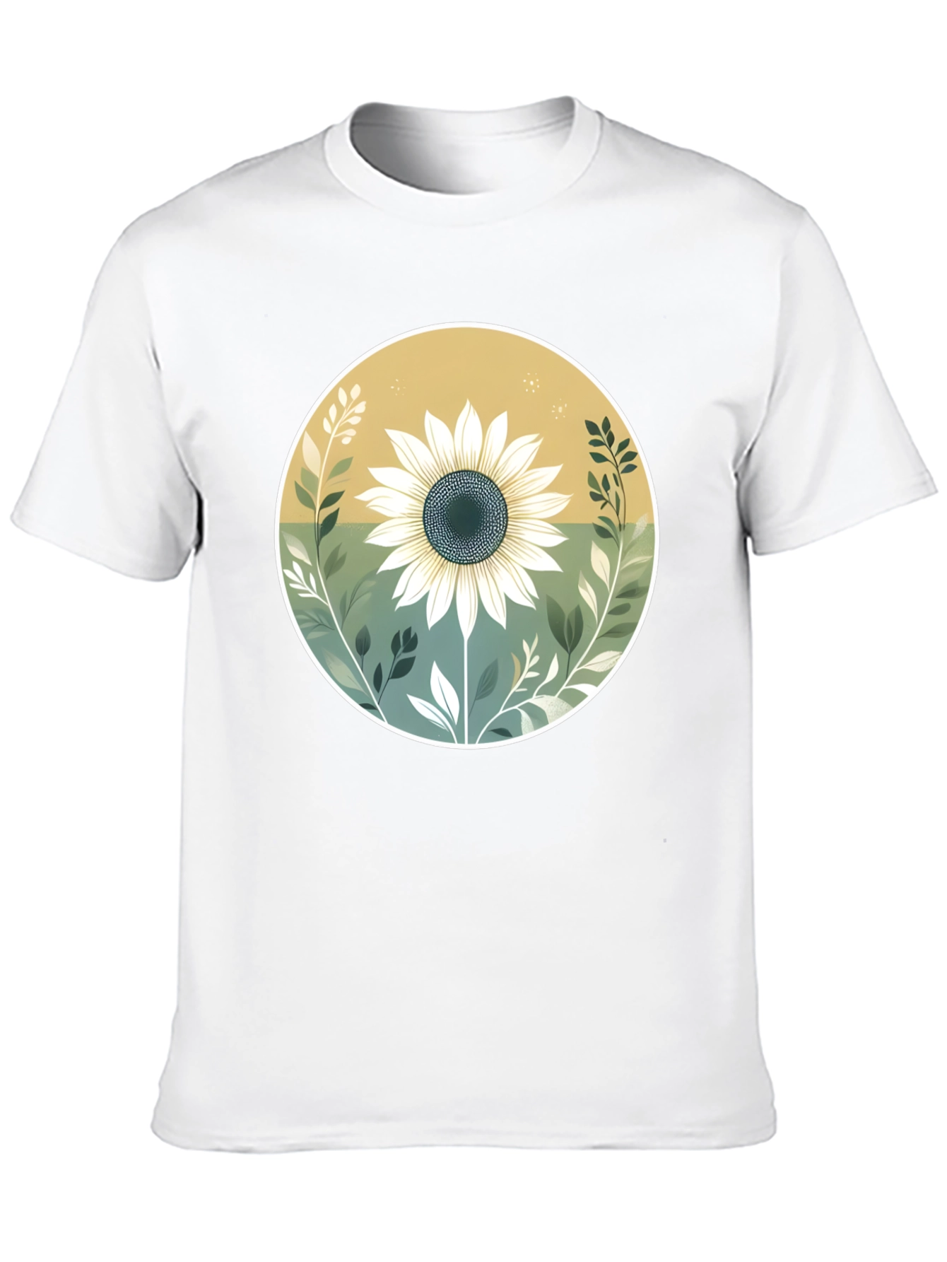 Sunflower Graphic T-Shirt - Nature Inspired Design