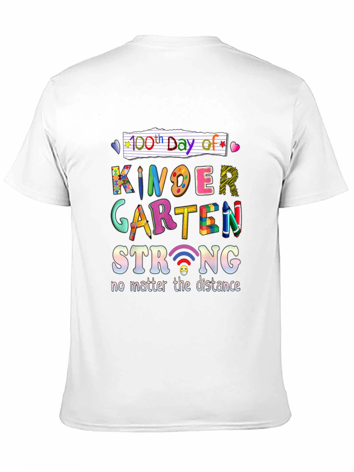 100th Day of Kindergarten Strong T-Shirt