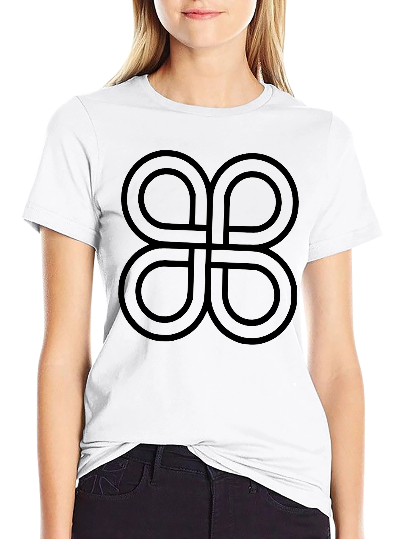 Abstract Symbol Black T-Shirt