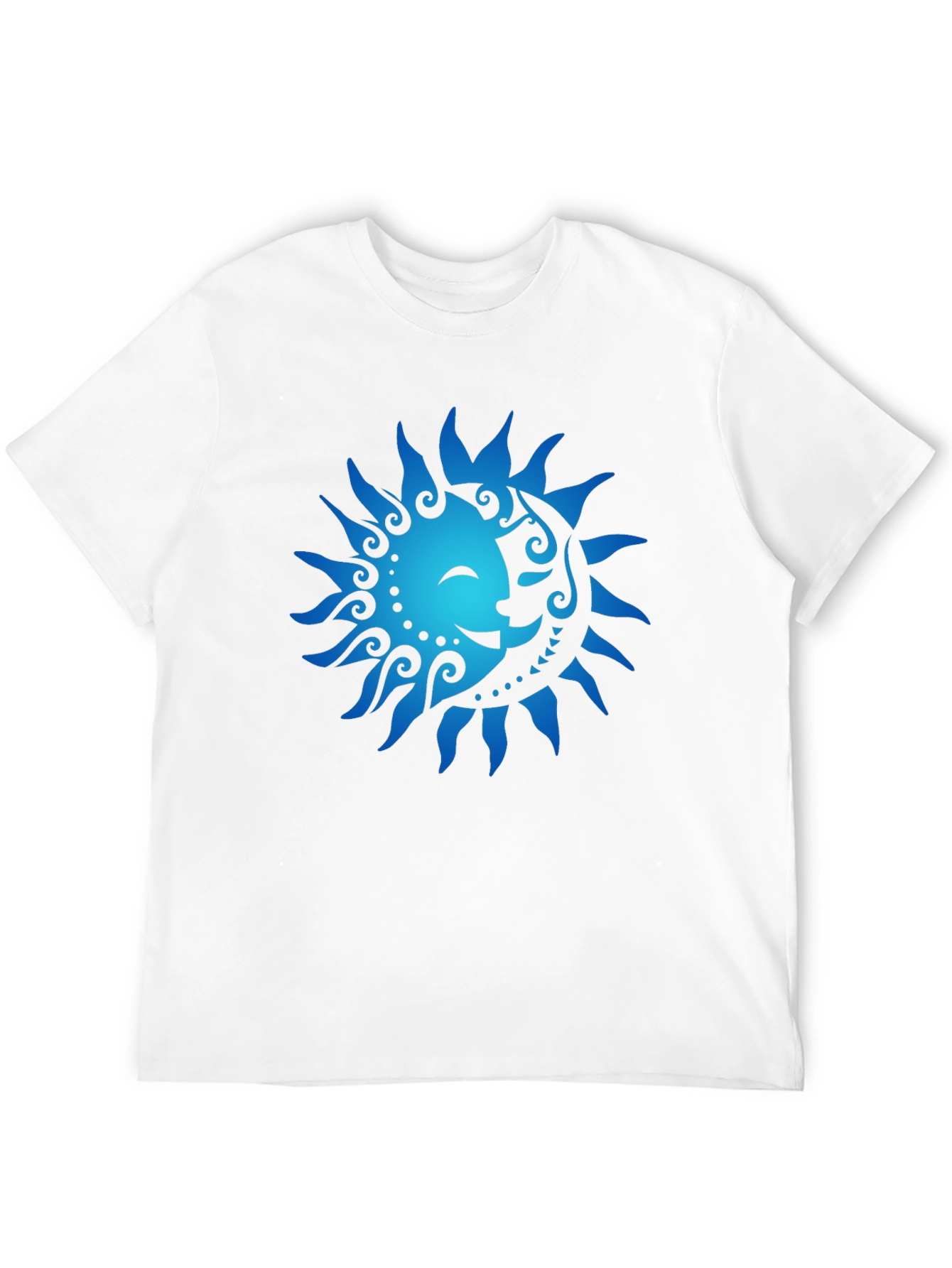 Sun & Moon Graphic Tee - Celestial Harmony Design