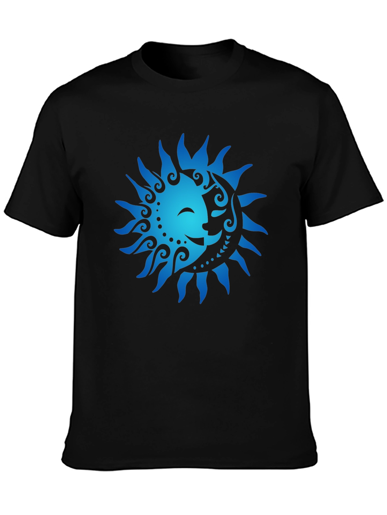 Sun & Moon Graphic Tee - Celestial Harmony Design