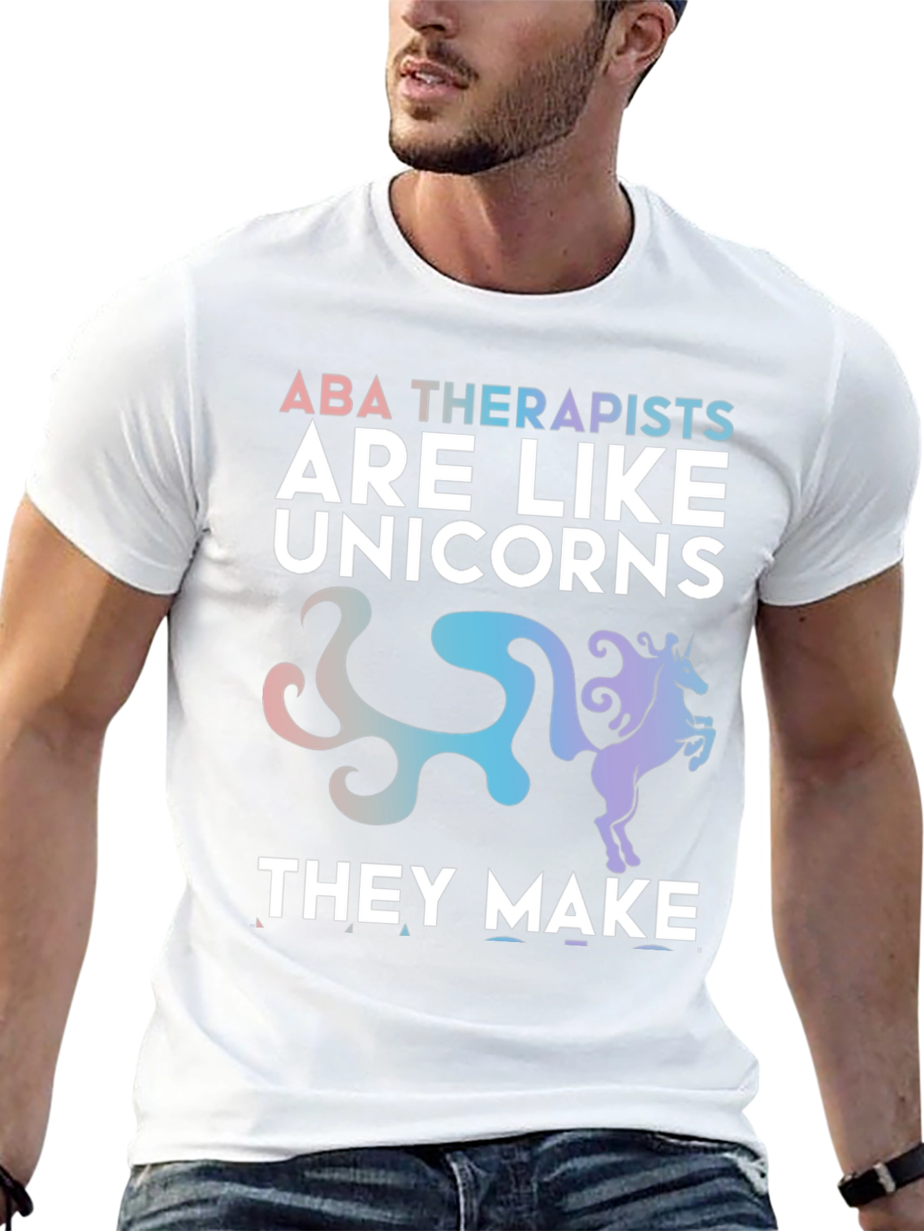 ABA Therapist Unicorn T-Shirt
