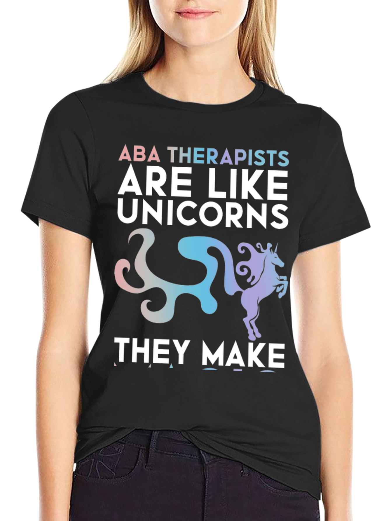 ABA Therapist Unicorn T-Shirt