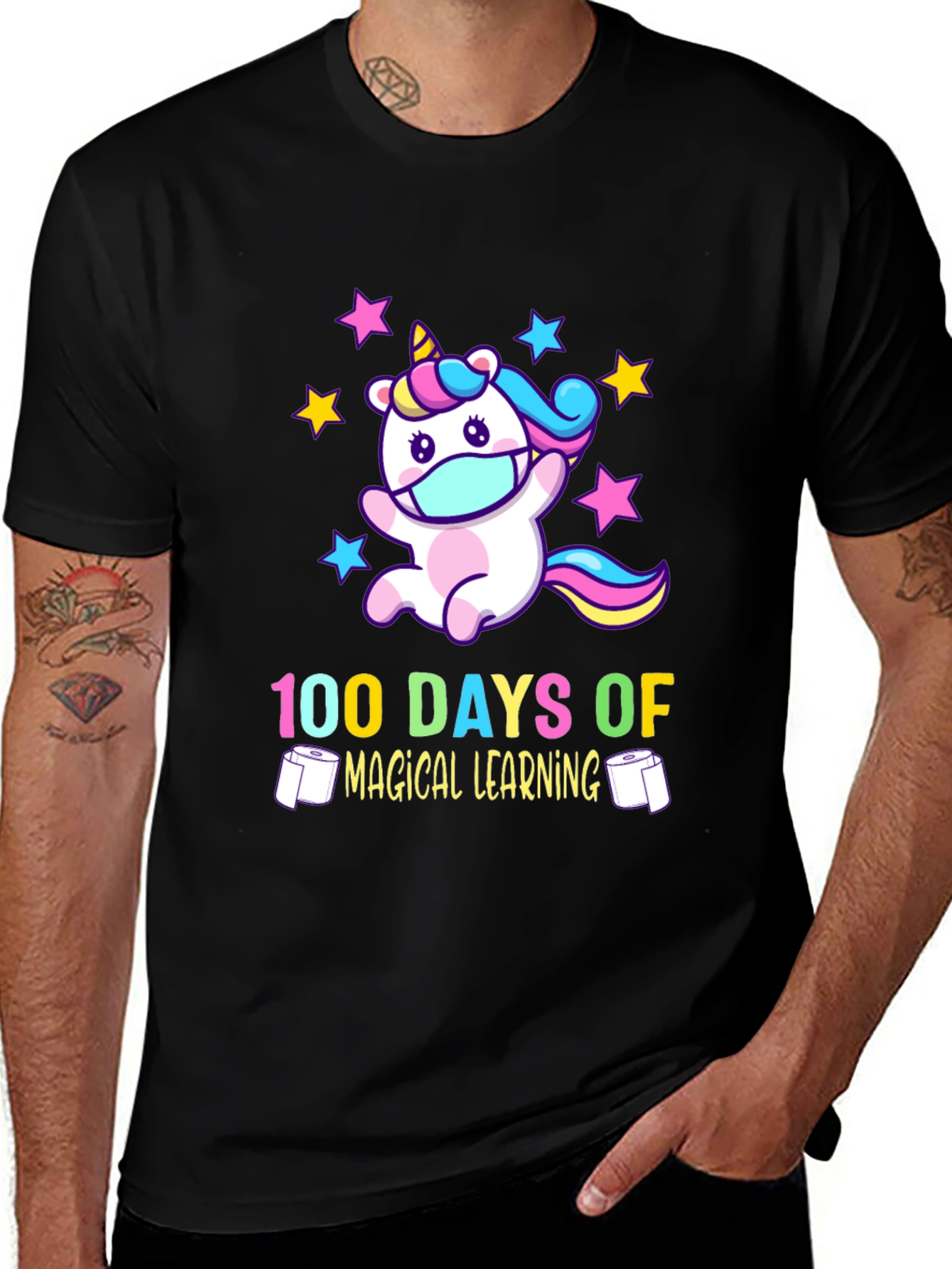 100 Days Magical Learning Unicorn T-Shirt