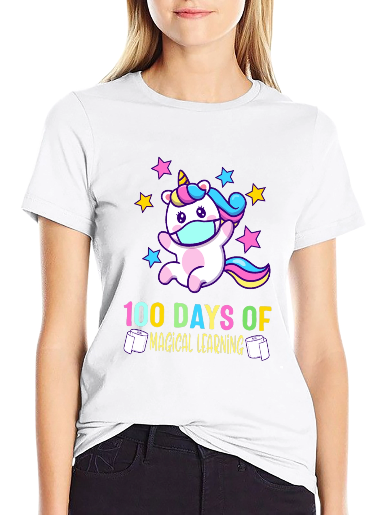 100 Days Magical Learning Unicorn T-Shirt
