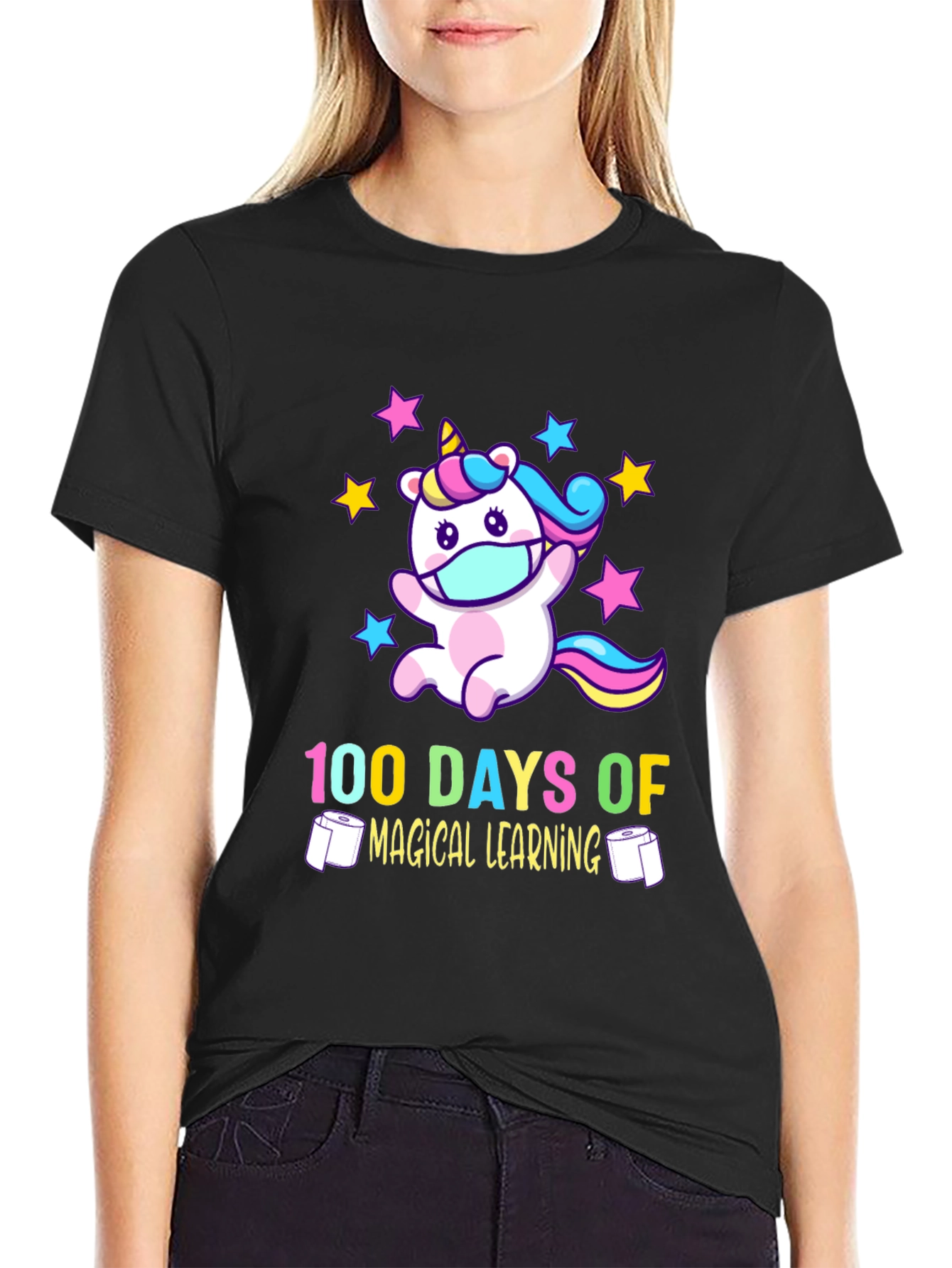 100 Days Magical Learning Unicorn T-Shirt