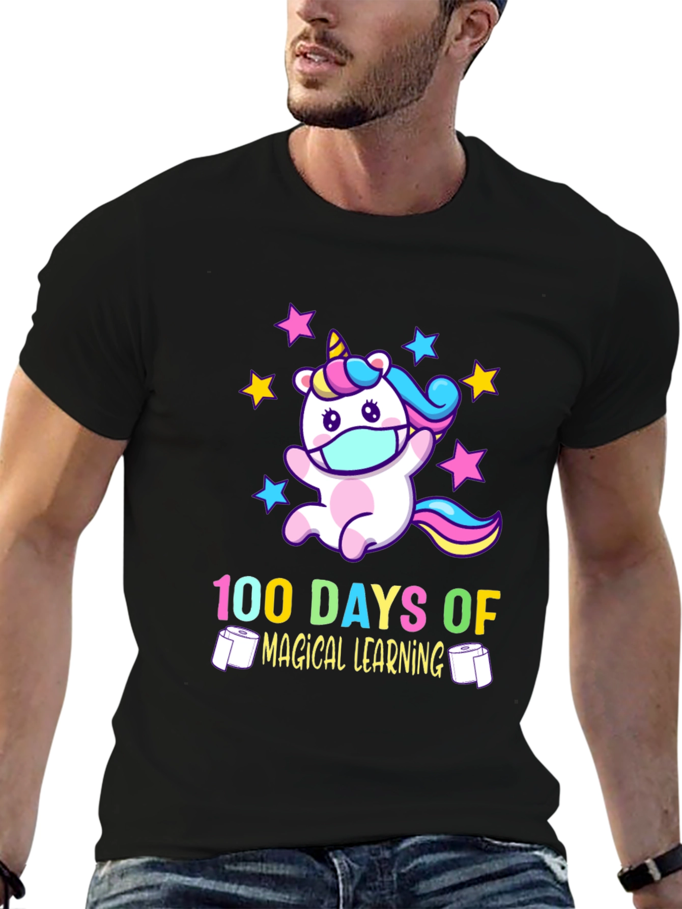 100 Days Magical Learning Unicorn T-Shirt
