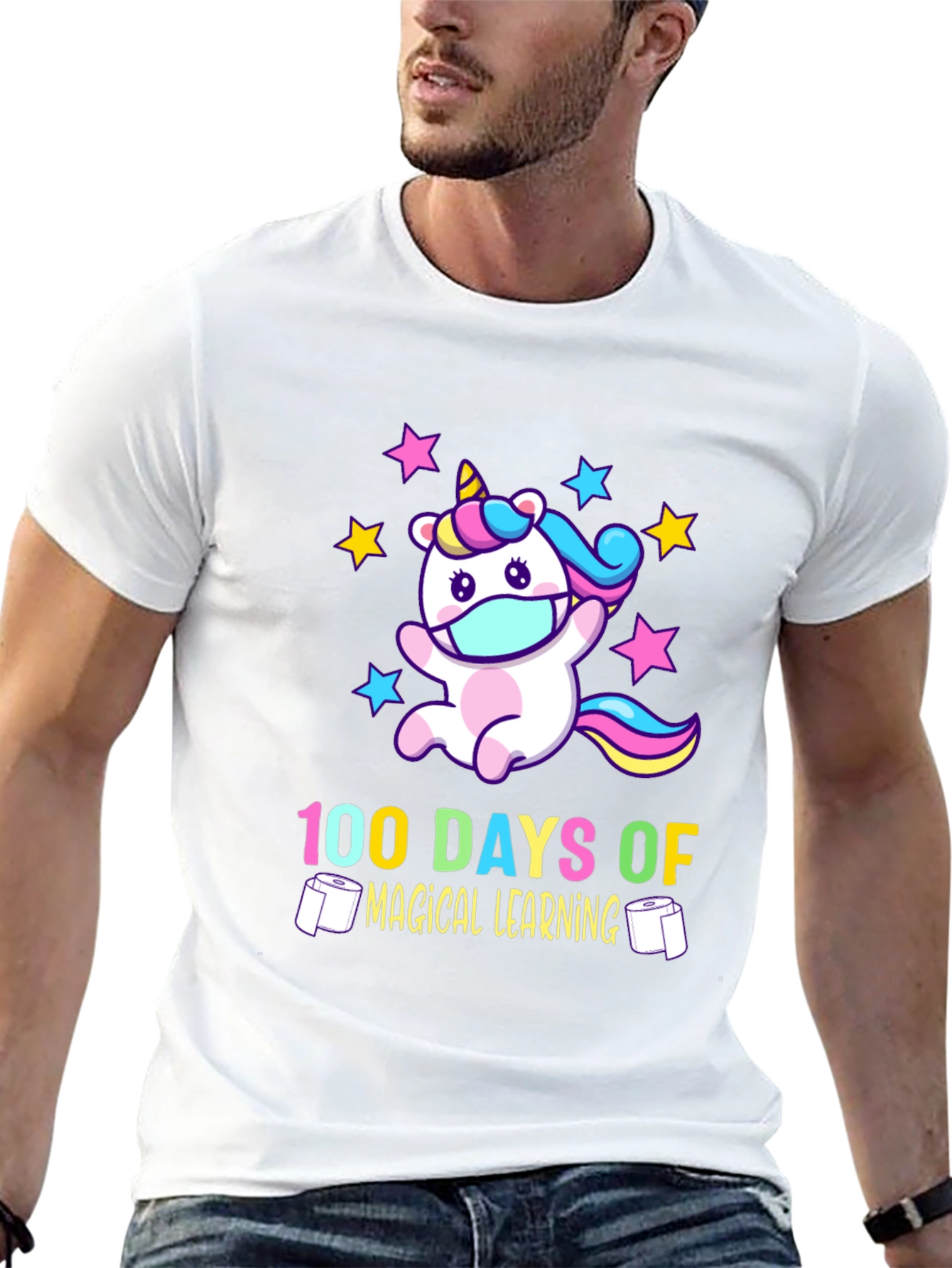 100 Days Magical Learning Unicorn T-Shirt