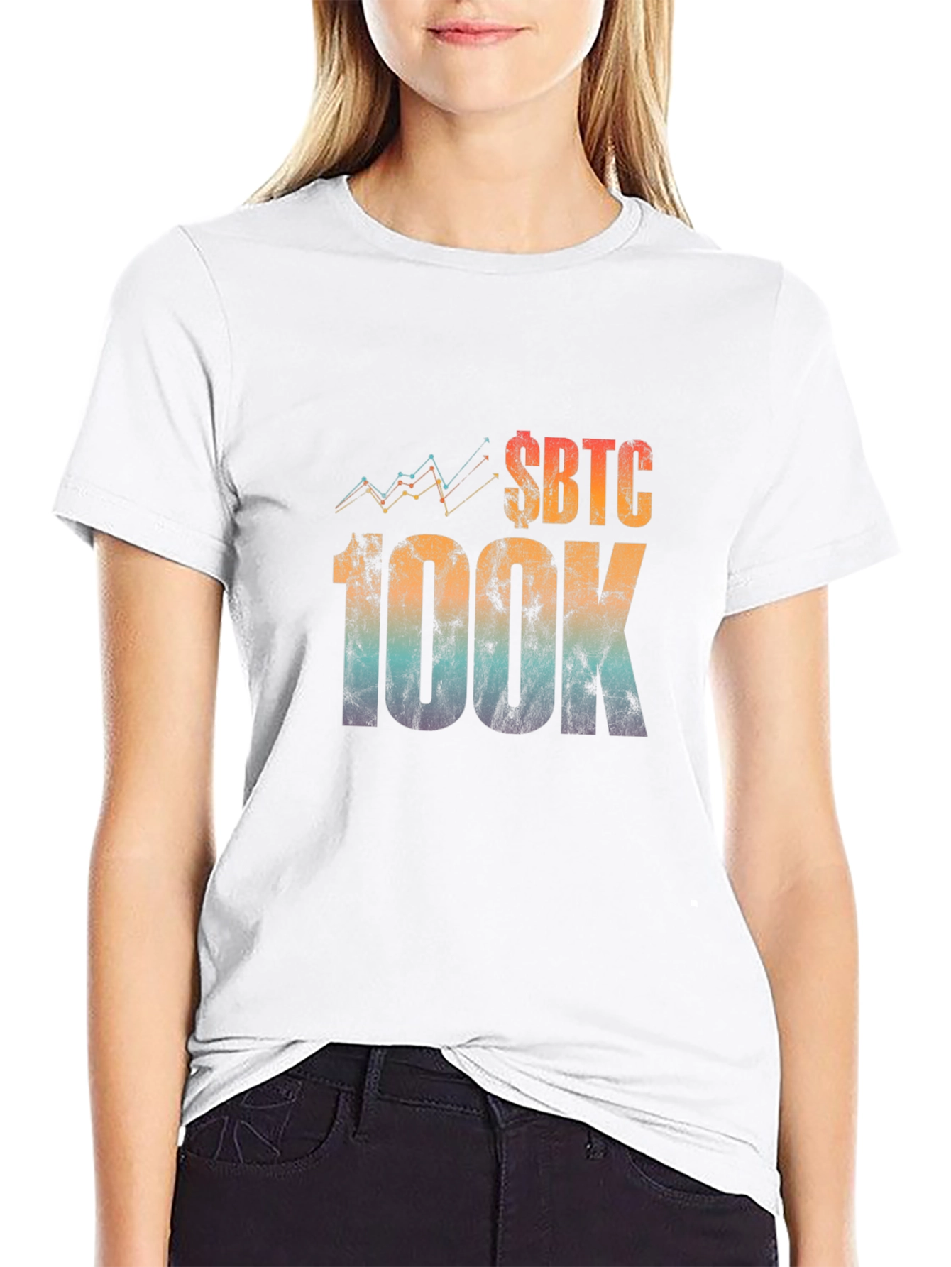 $BTC 100K Crypto T-Shirt - Bitcoin HODL
