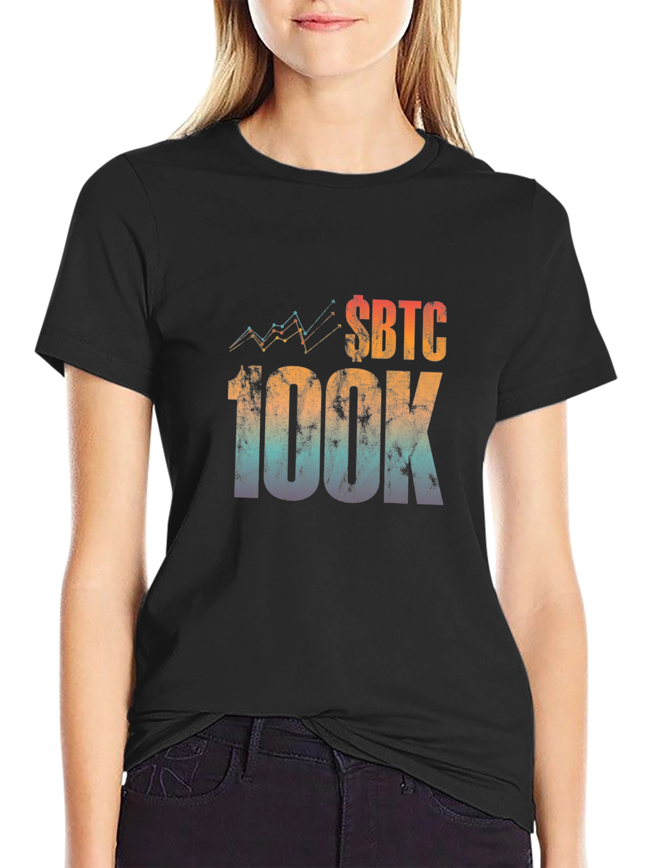 $BTC 100K Crypto T-Shirt - Bitcoin HODL
