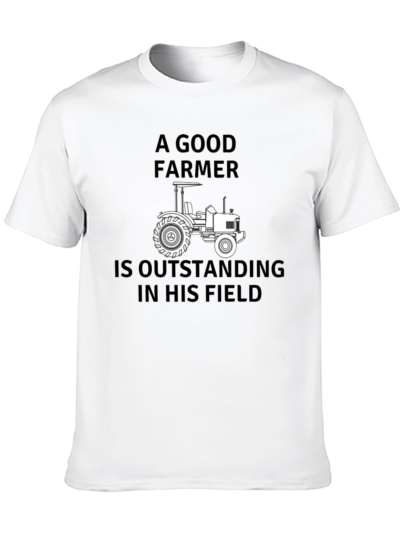 A Good Farmer T-Shirt Funny Tractor Tee