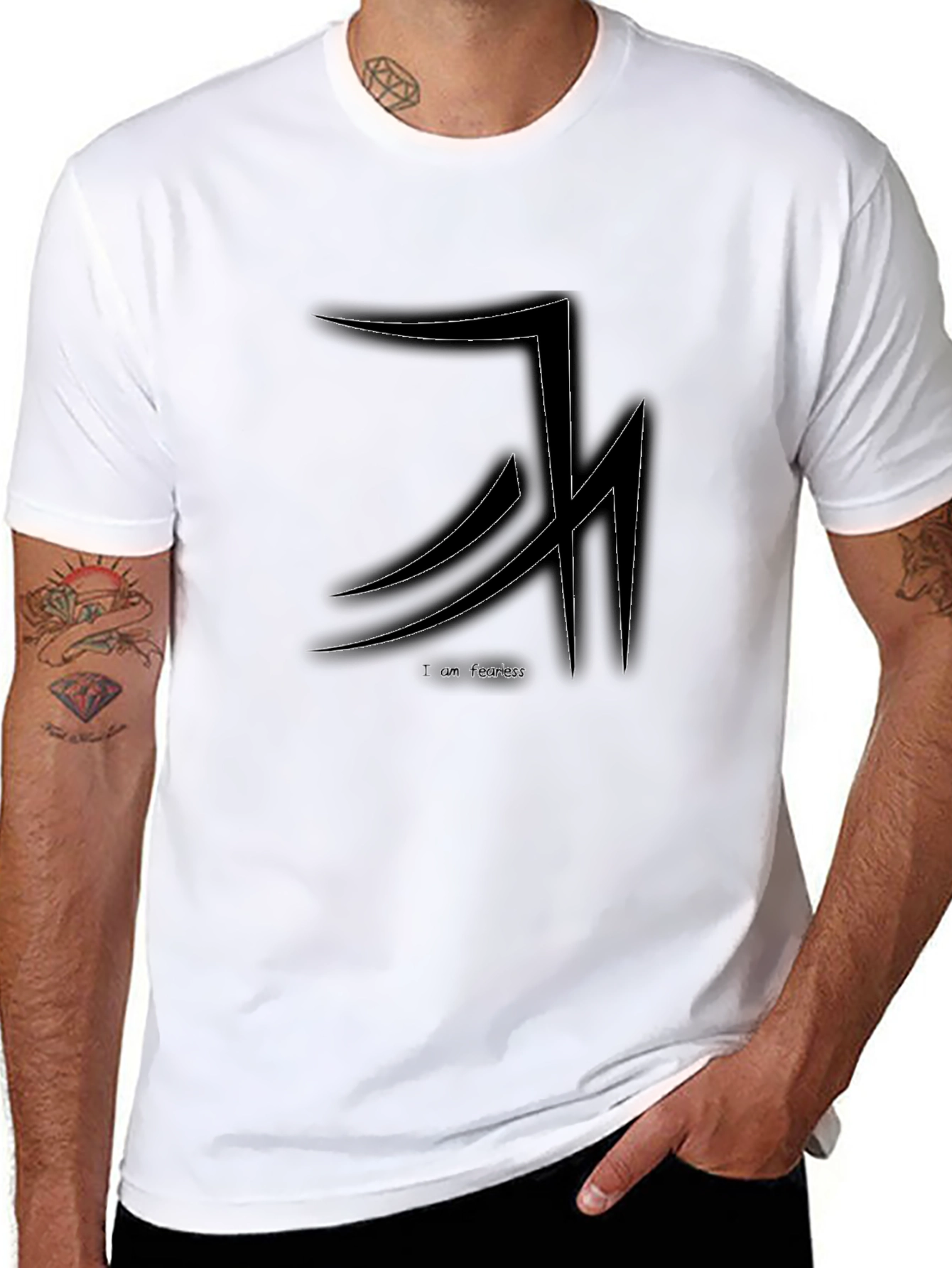 Abstract Symbol Graphic Black Tee