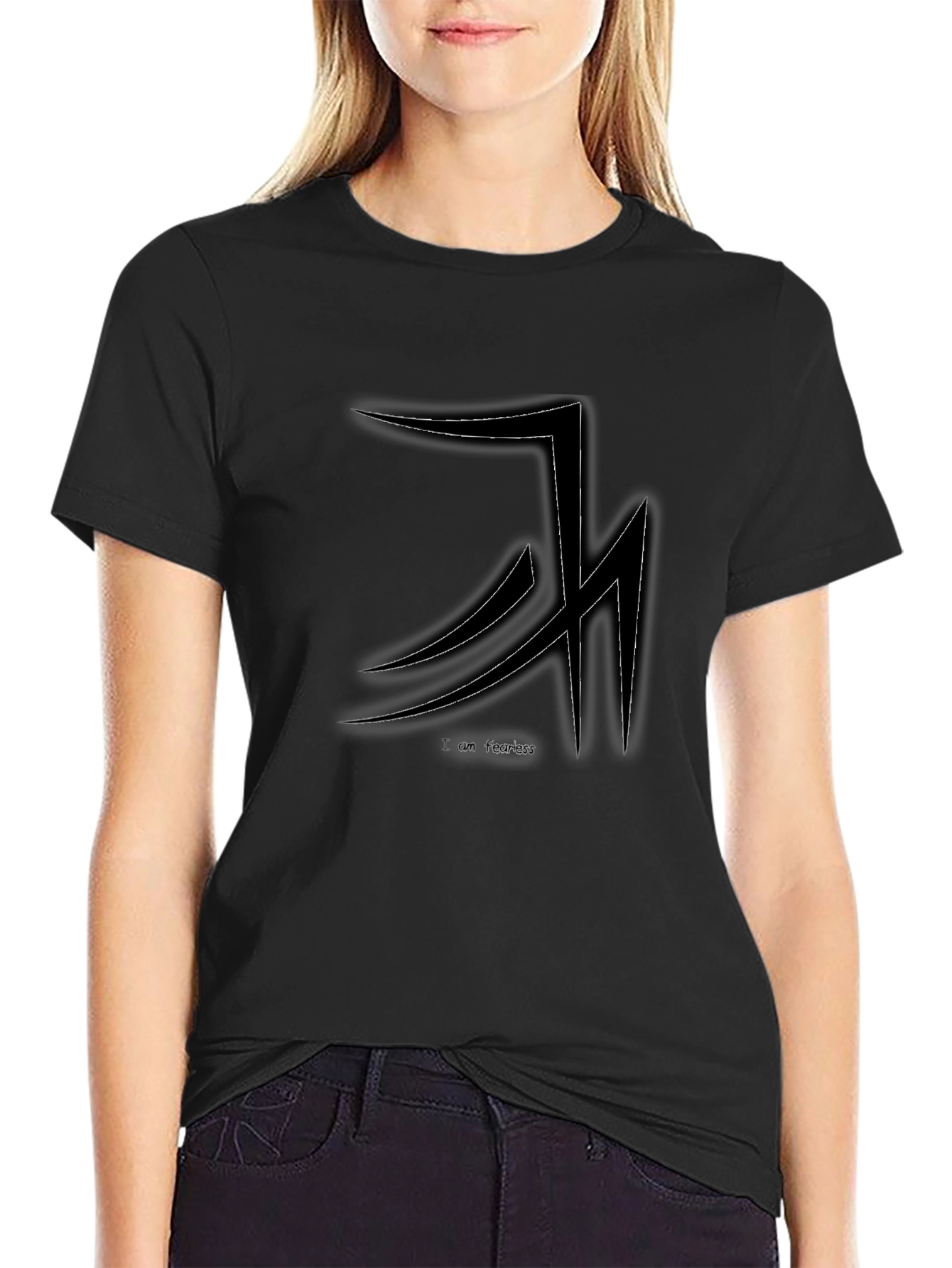 Abstract Symbol Graphic Black Tee