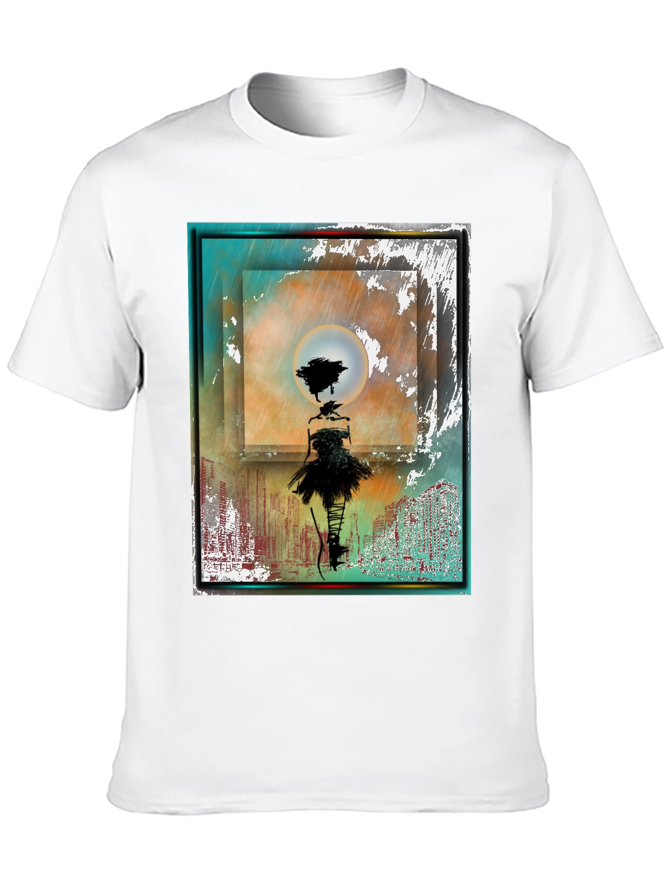 Abstract Dancer Graphic T-Shirt