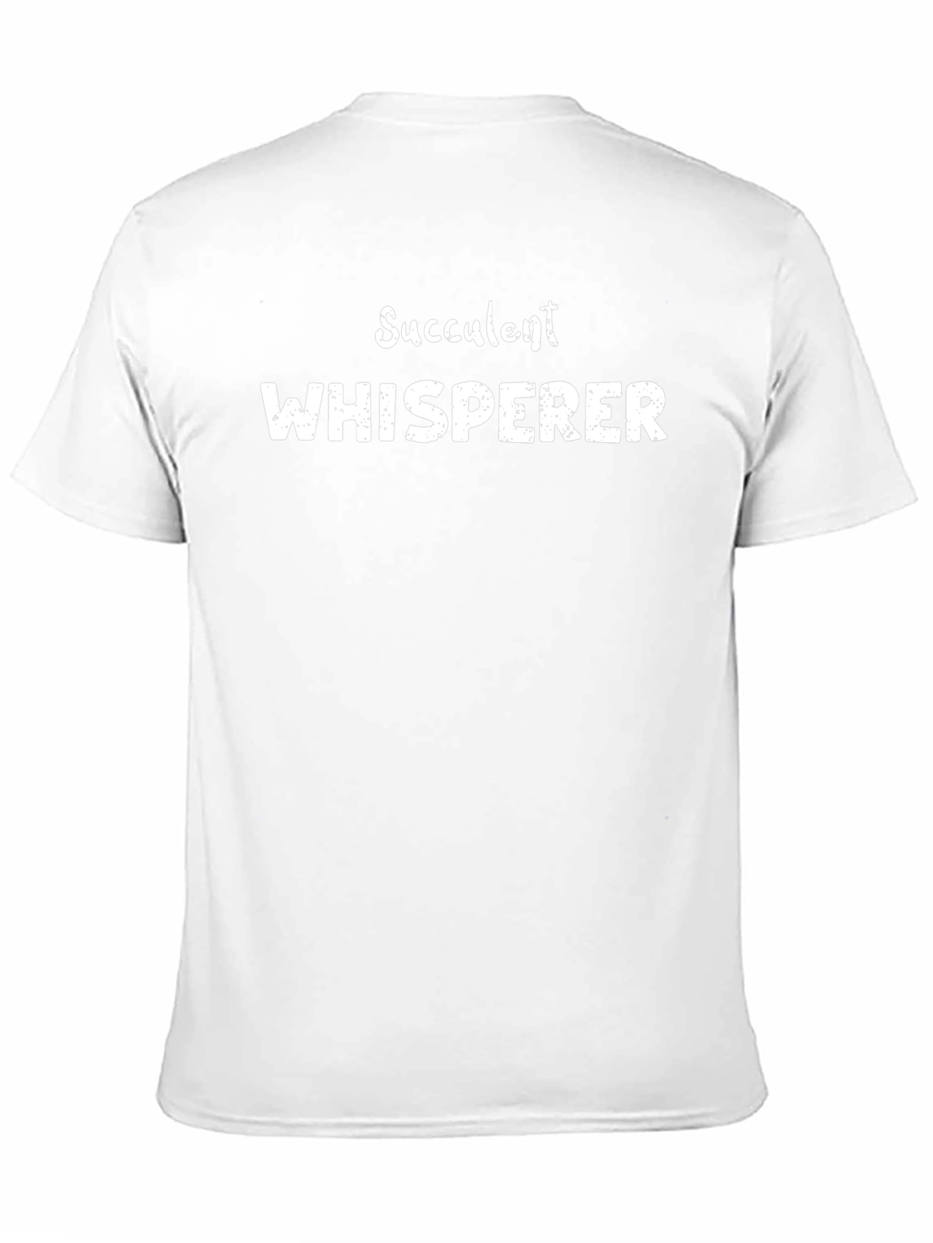 Succulent Whisperer Graphic Tee - Black Cotton T-Shirt