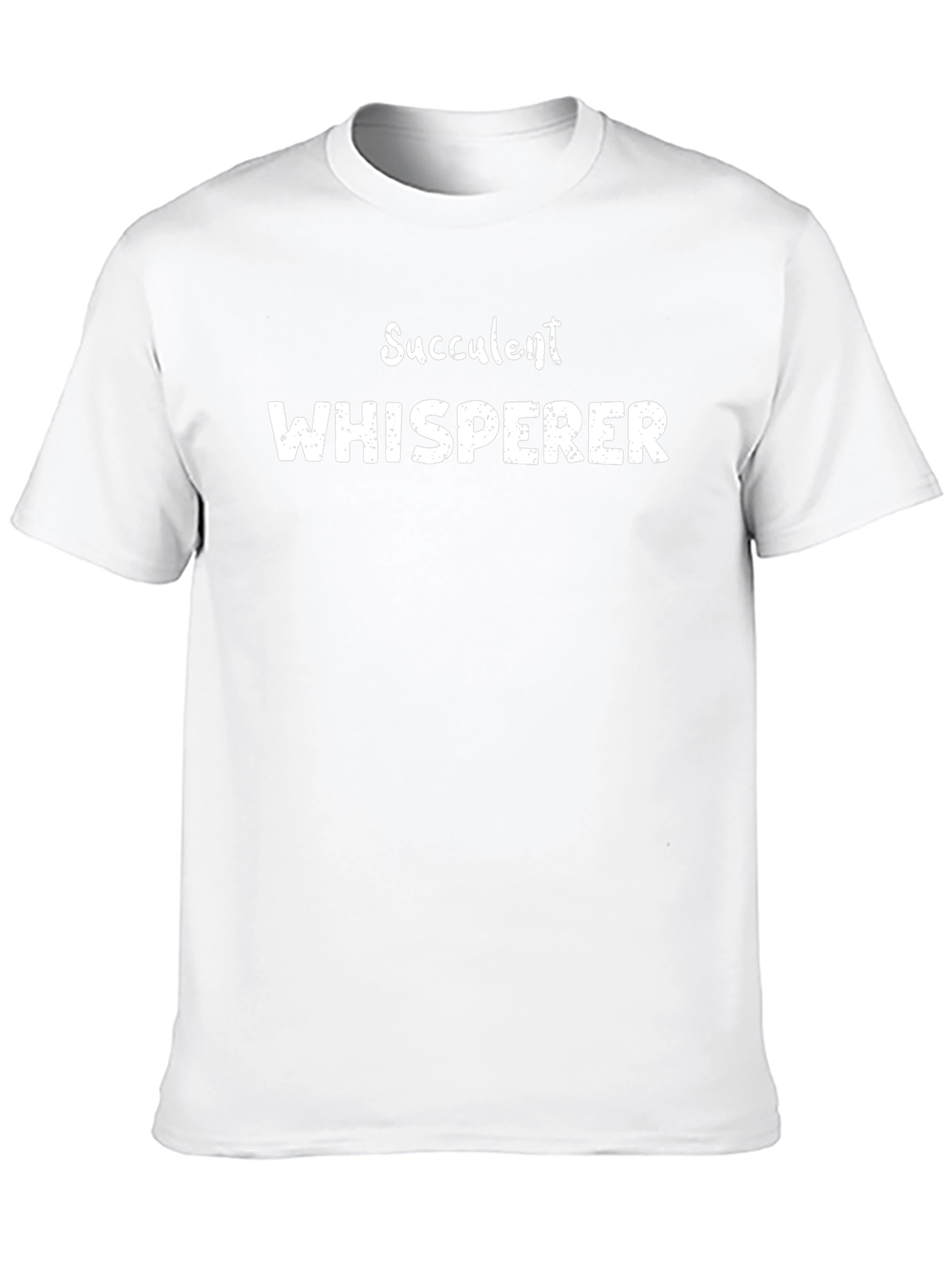 Succulent Whisperer Graphic Tee - Black Cotton T-Shirt