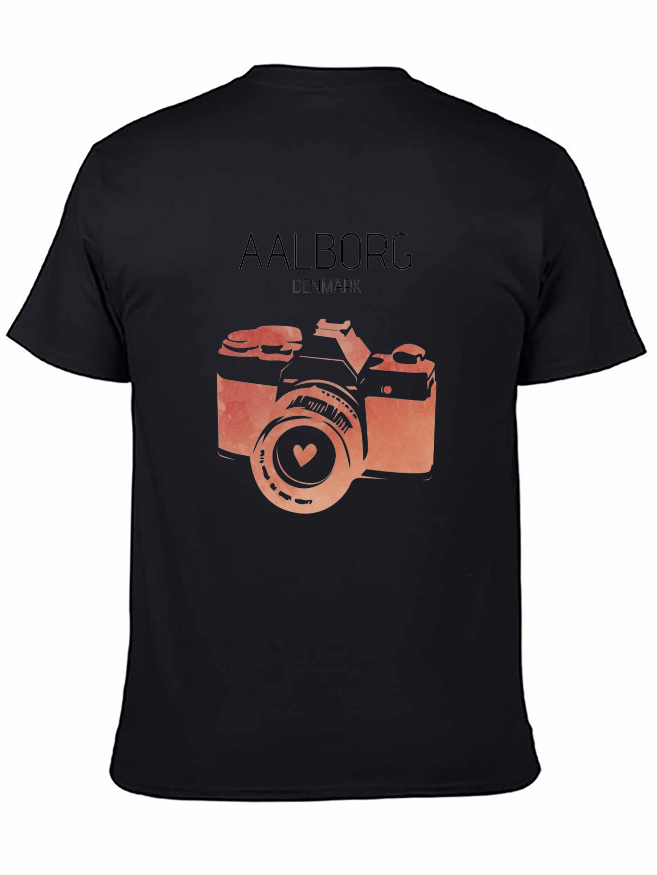 Aalborg Denmark Camera Graphic T-Shirt