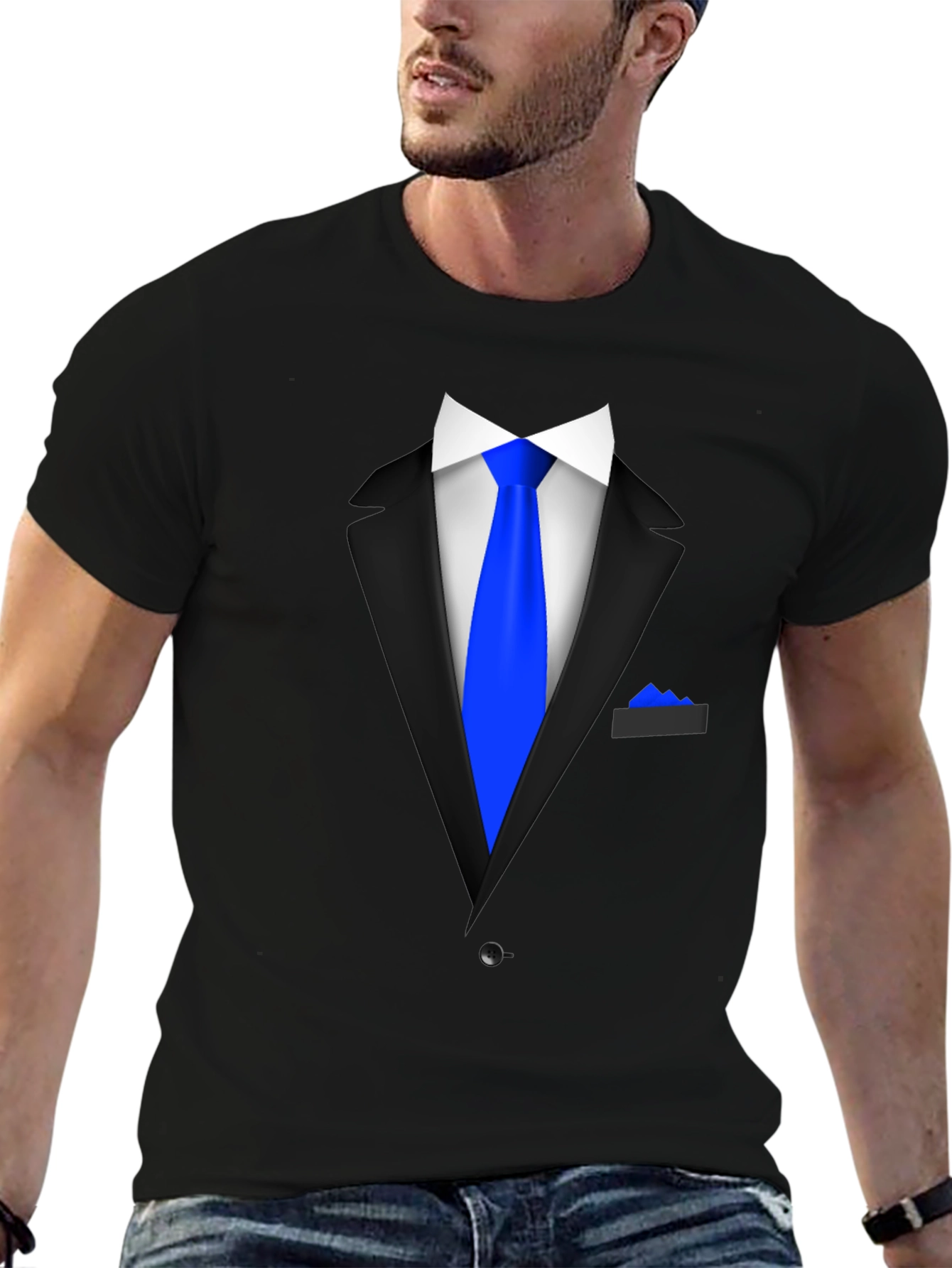 Suit & Tie Illusion T-Shirt - Formal Fun!