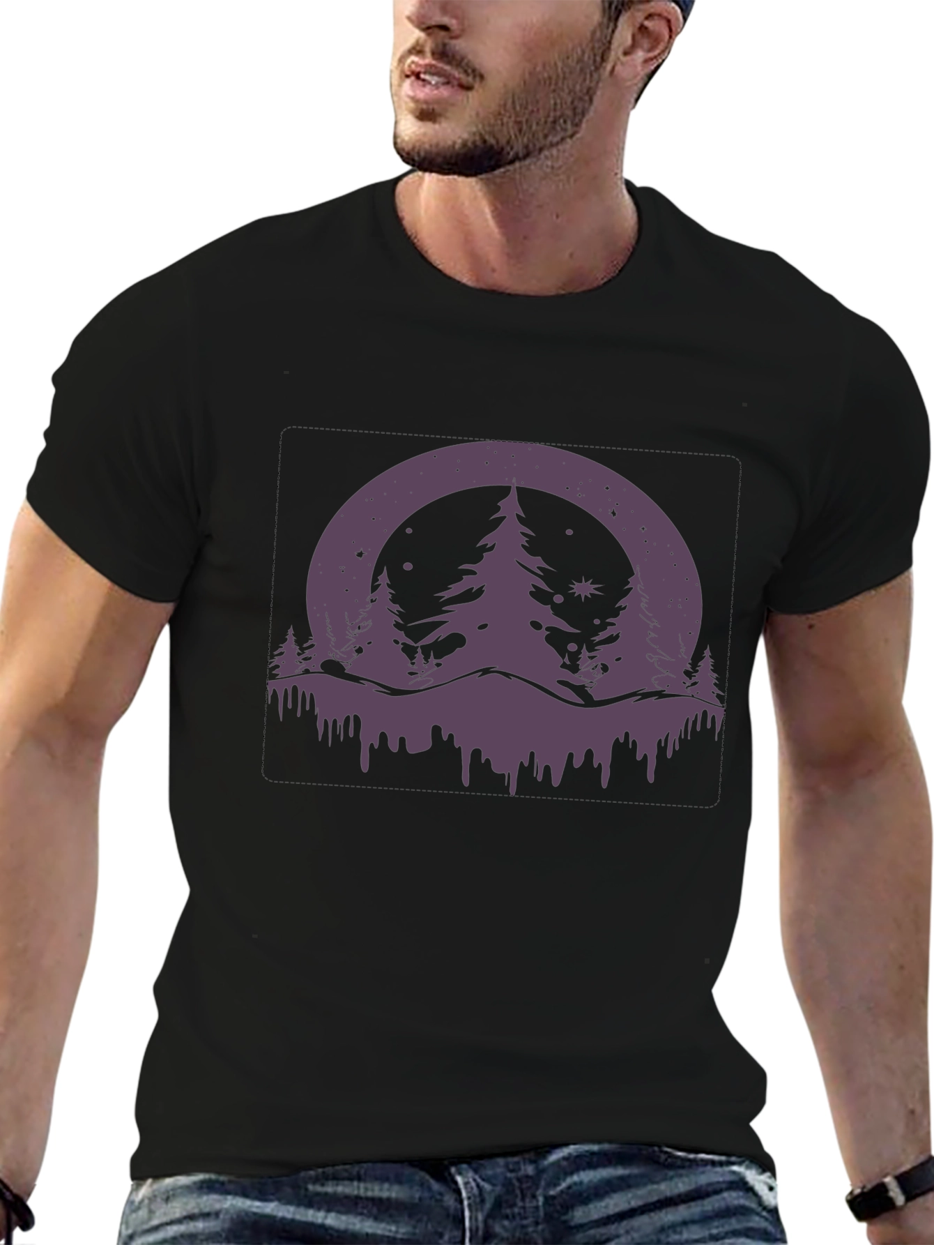 Abstract Tree Graphic Tee