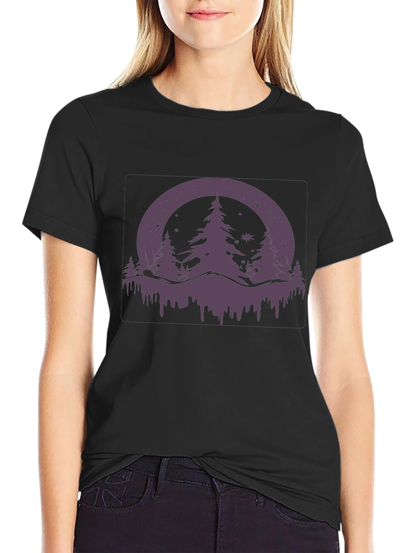 Abstract Tree Graphic Tee