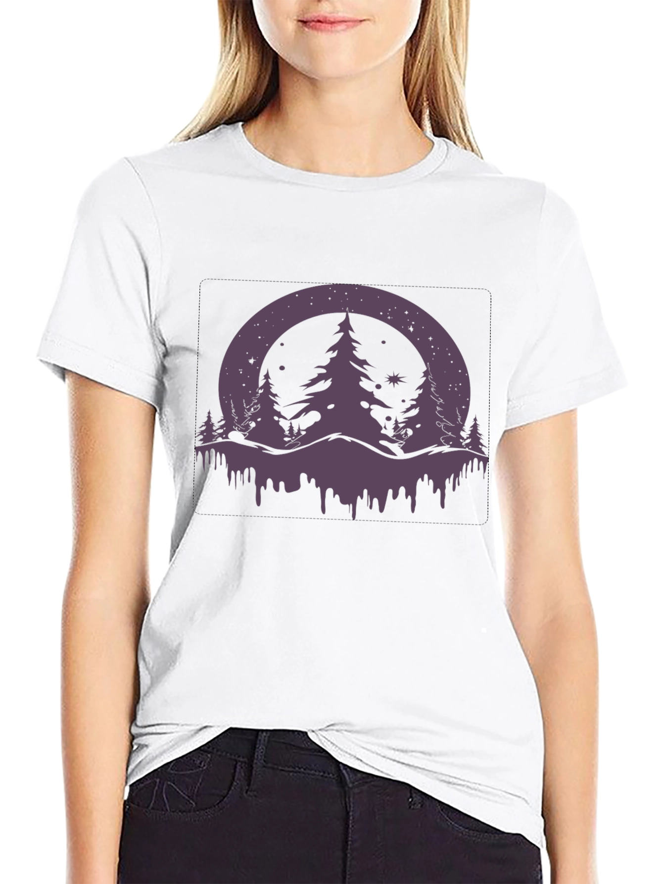 Abstract Tree Graphic Tee