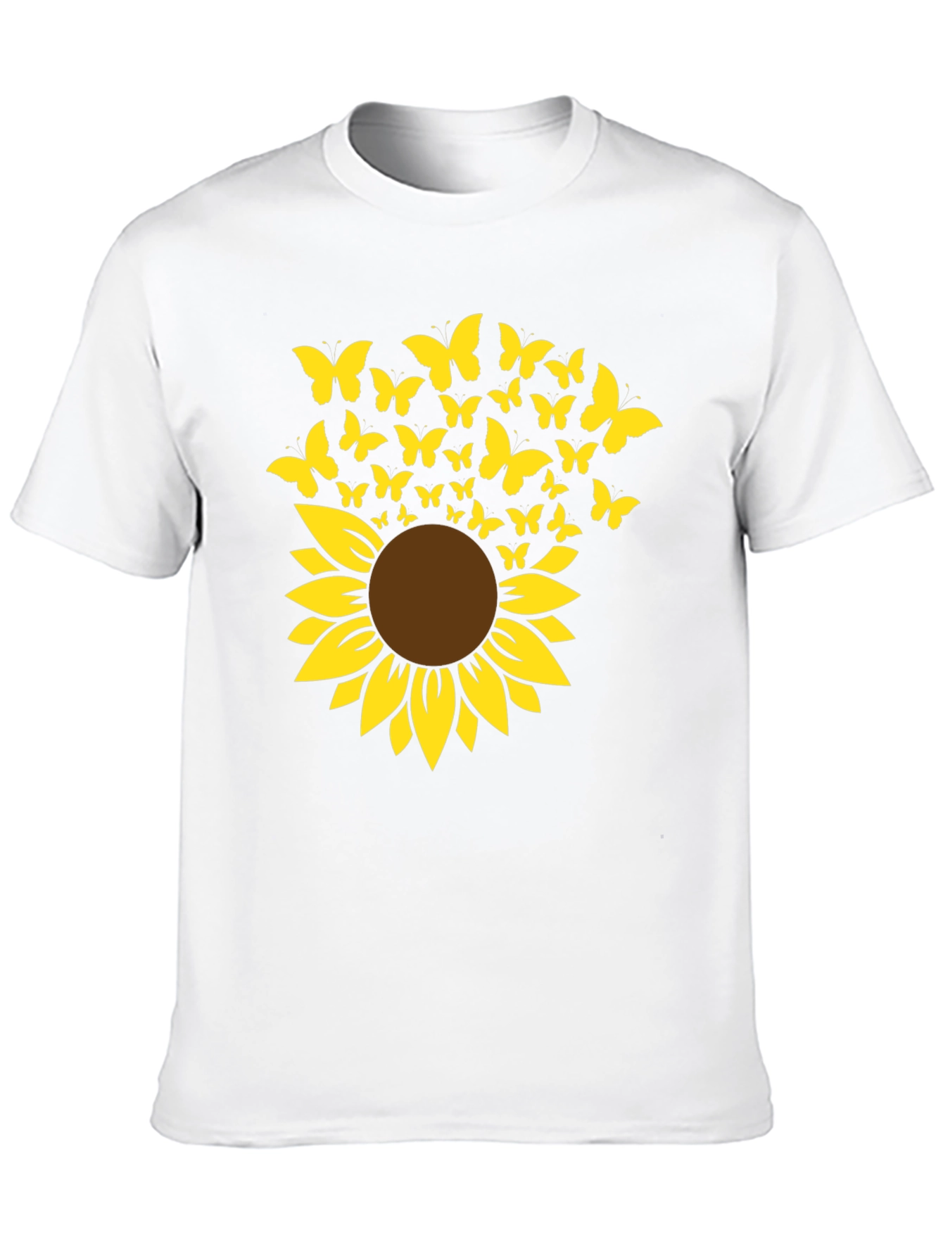Sunflower Butterfly Graphic Tee